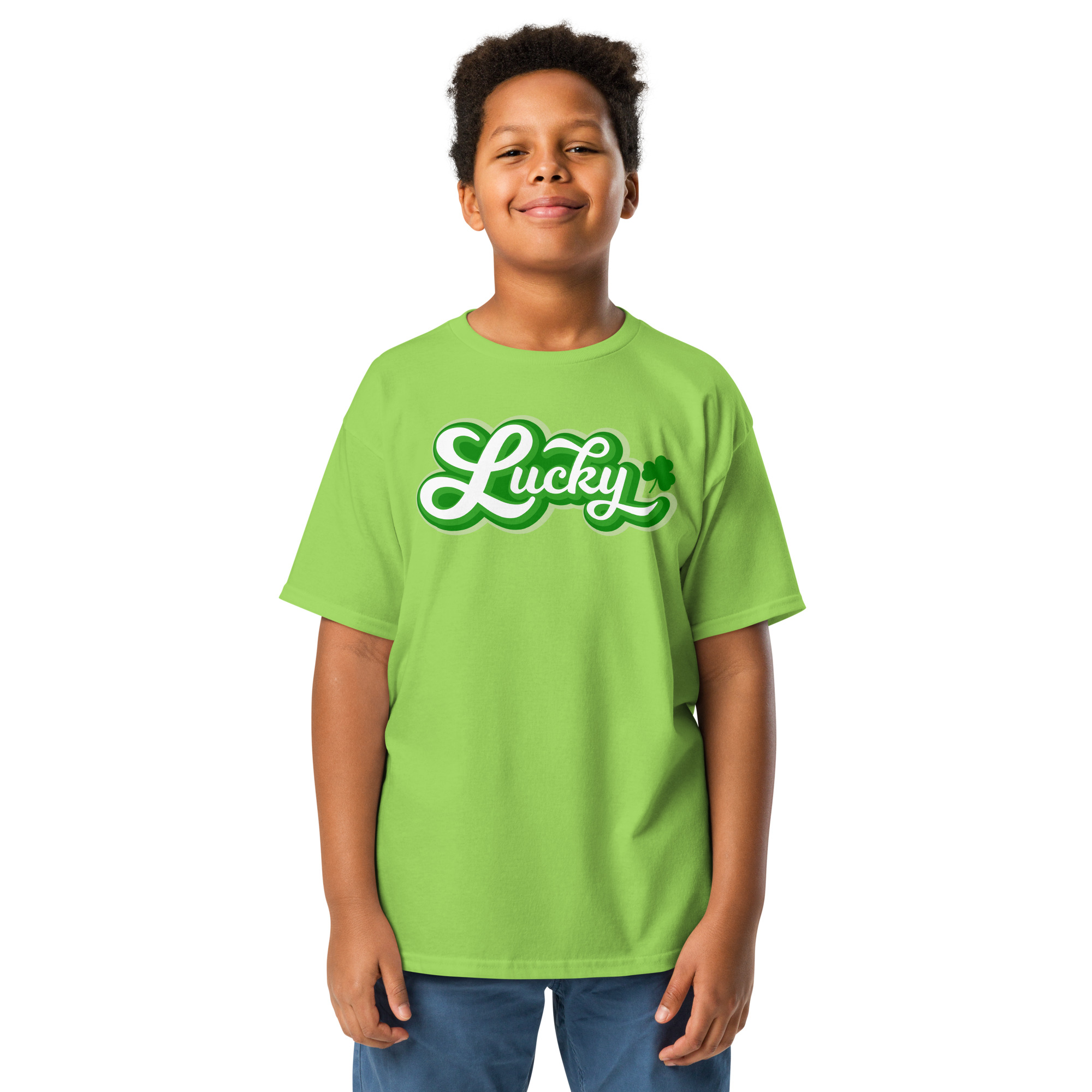 st. patrick's day youth classic tee