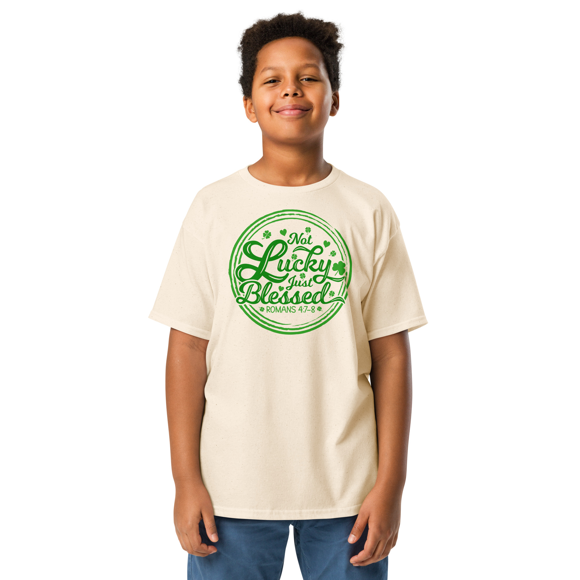 st. patrick's day youth classic tee