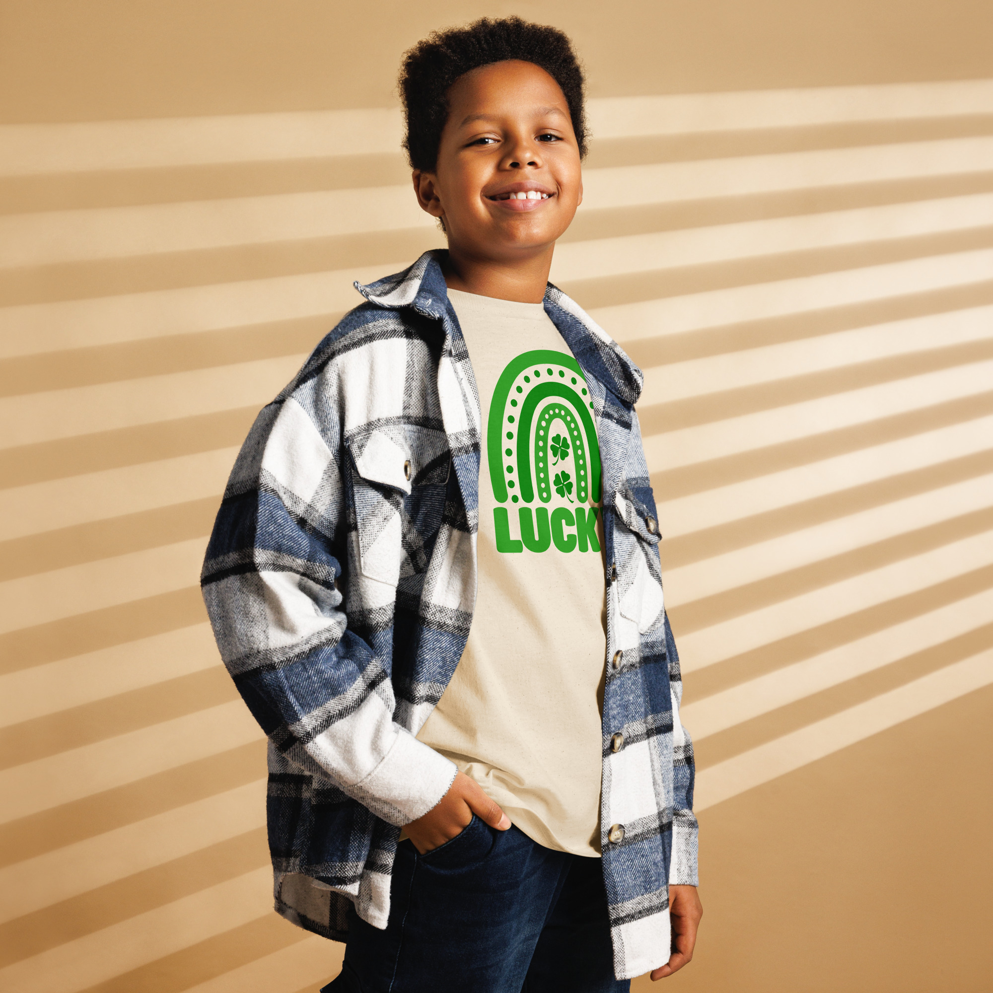 st. patrick's day youth classic tee