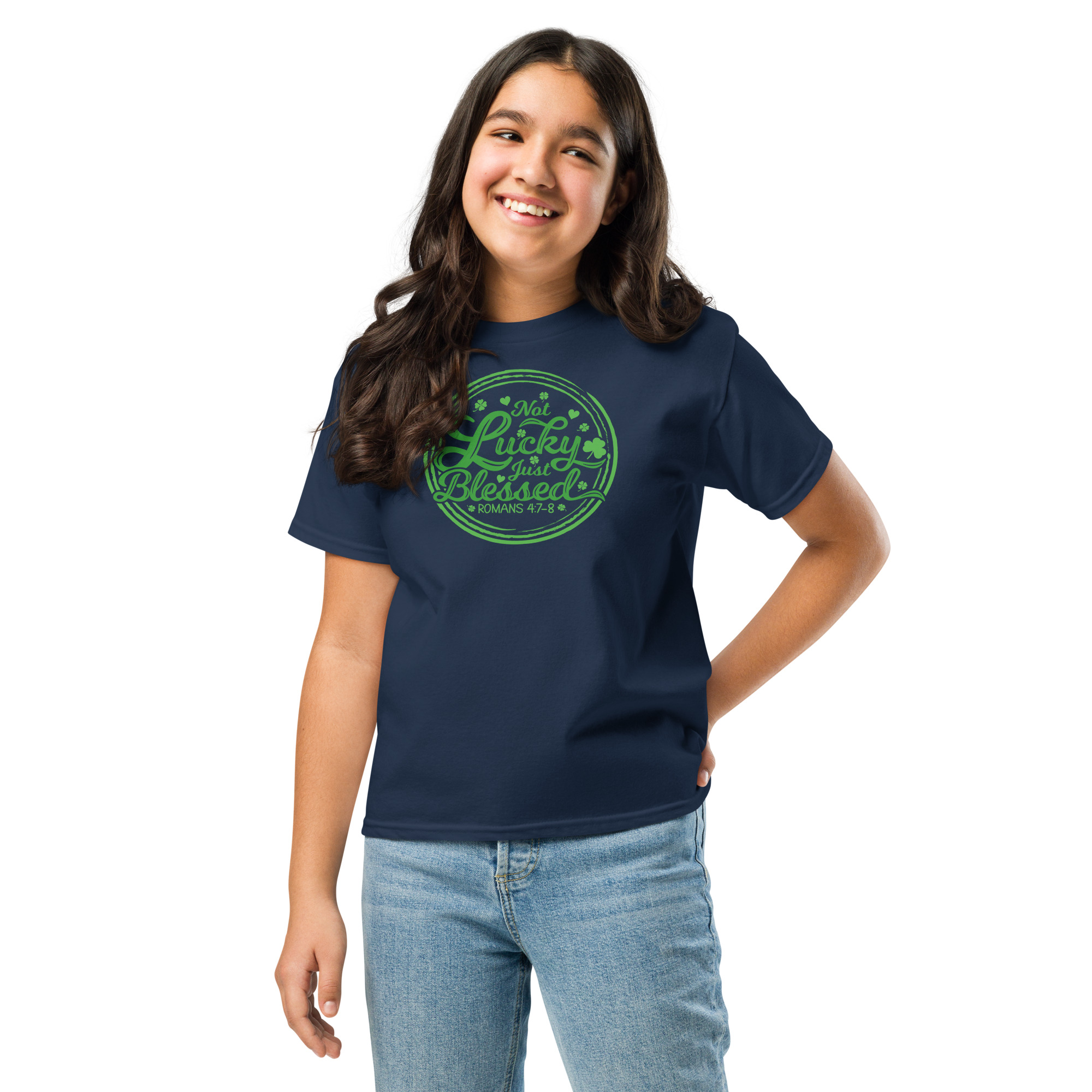 st. patrick's day youth classic tee