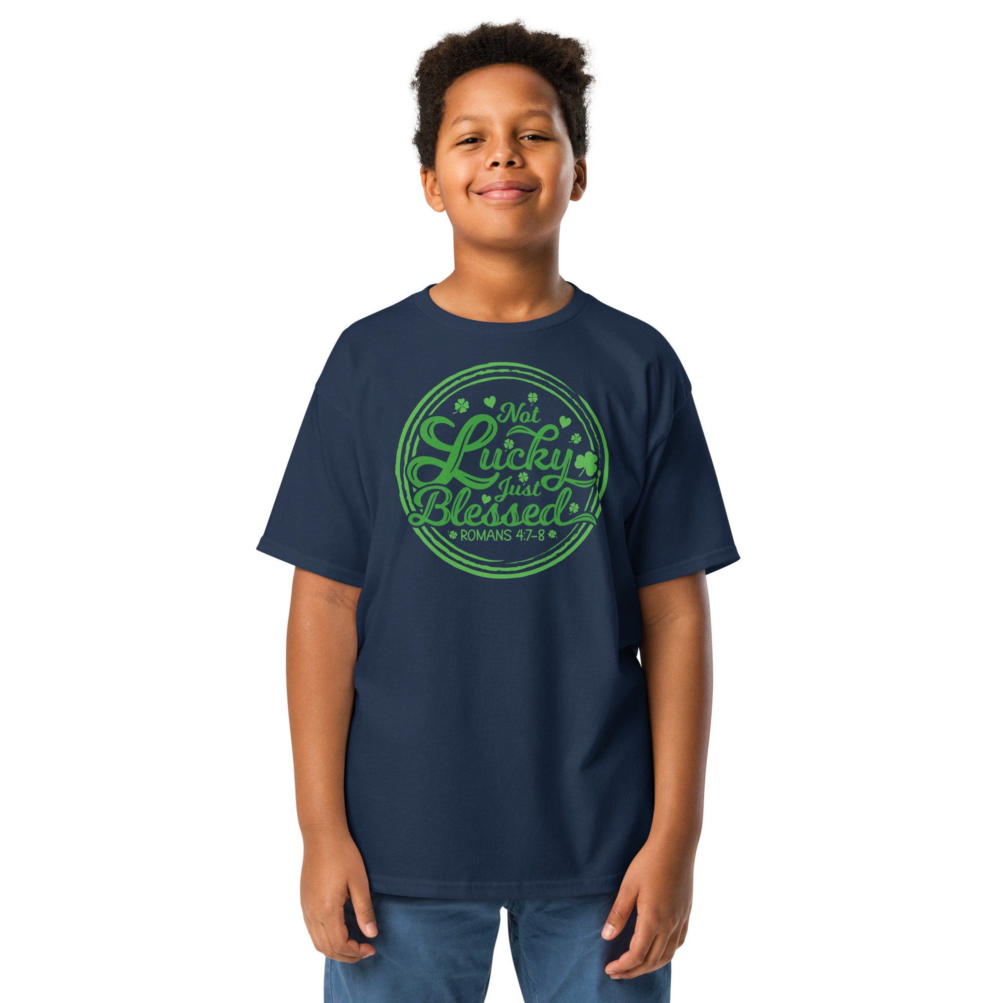 st. patrick's day youth classic tee