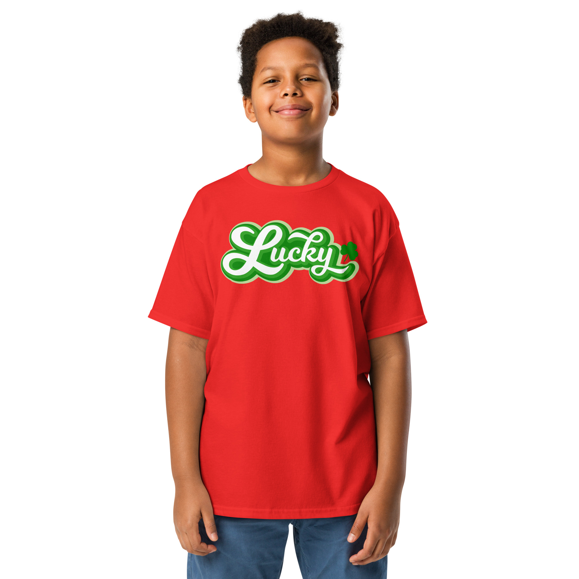 st. patrick's day youth classic tee