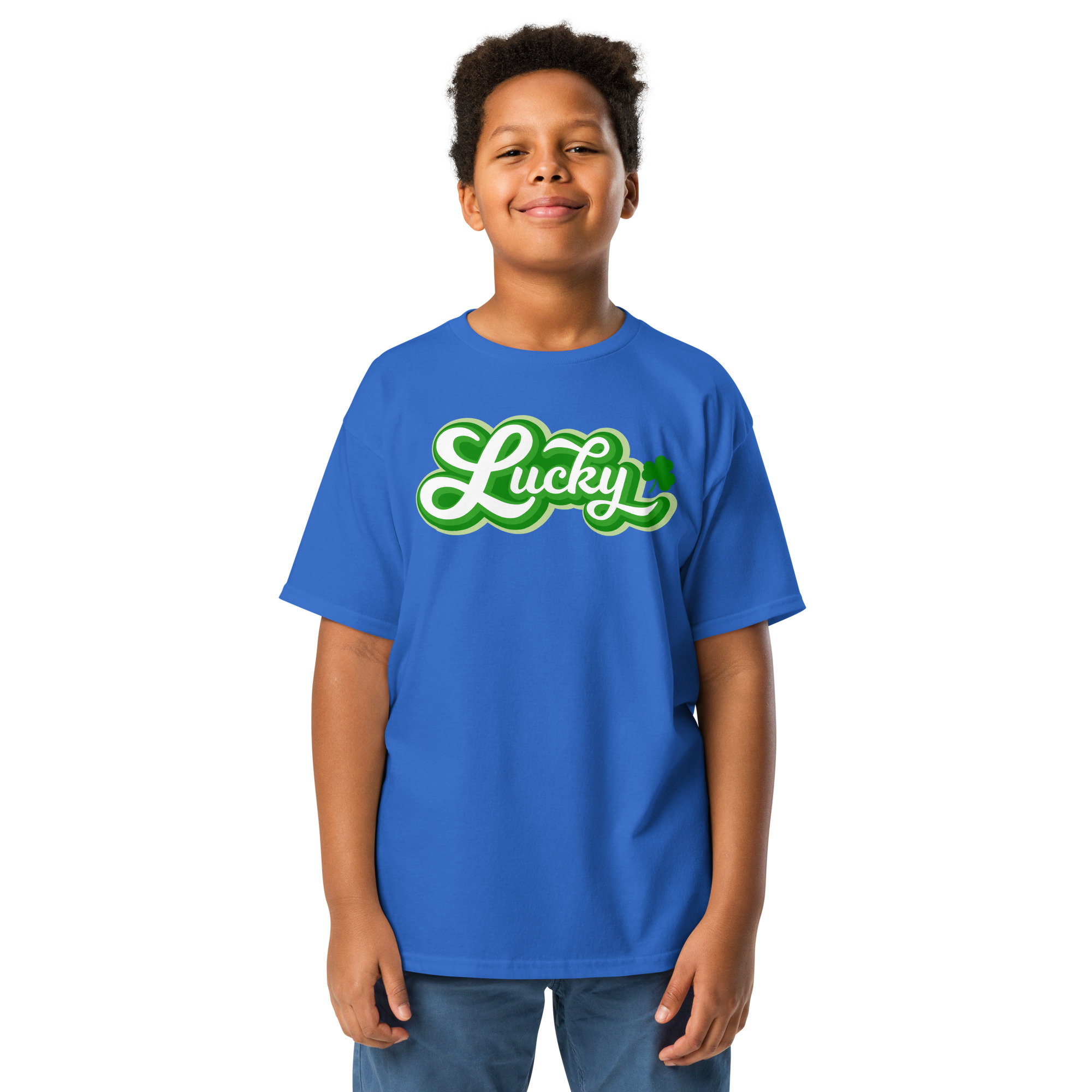 st. patrick's day youth classic tee
