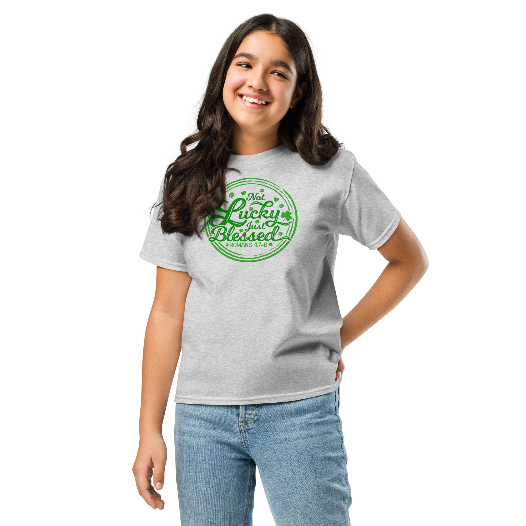 st. patrick's day youth classic tee