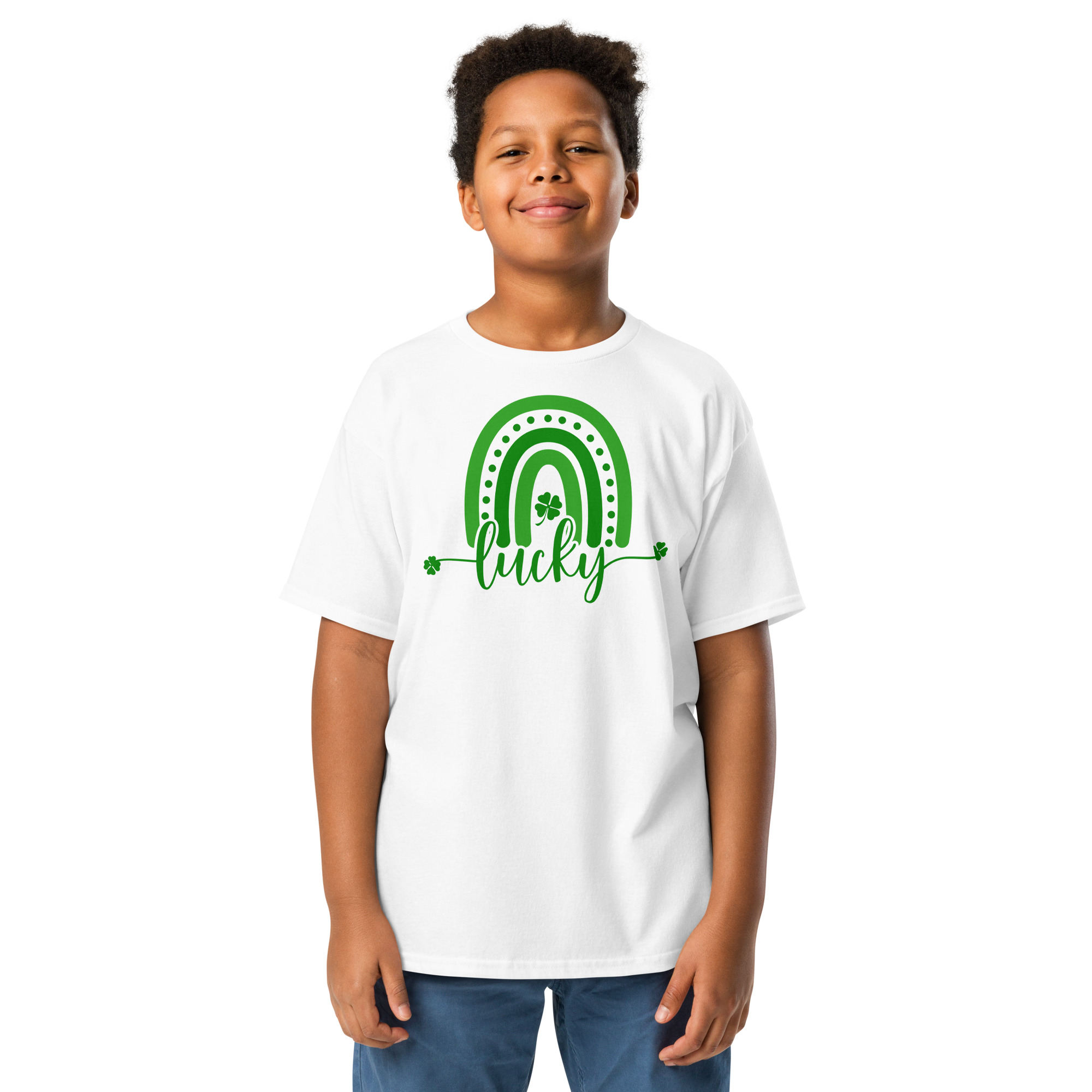 st. patrick's day youth classic tee