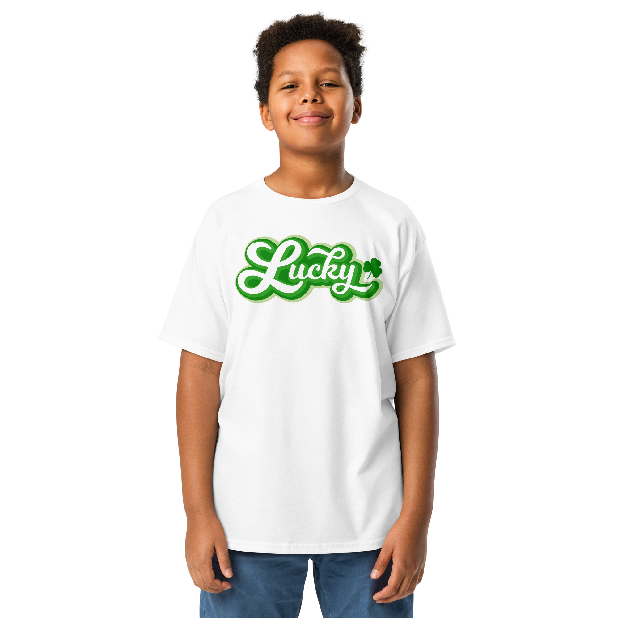 st. patrick's day youth classic tee
