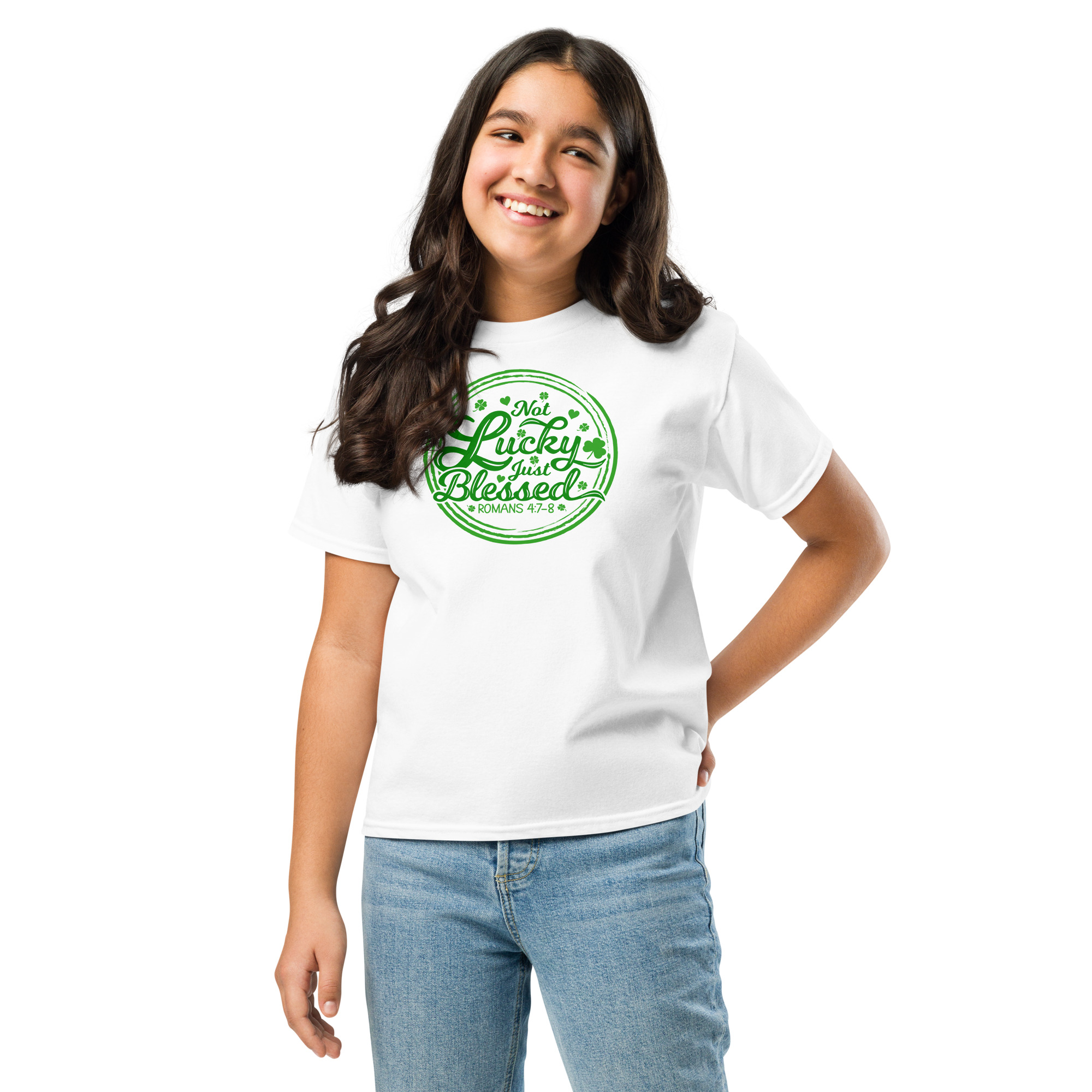 st. patrick's day youth classic tee