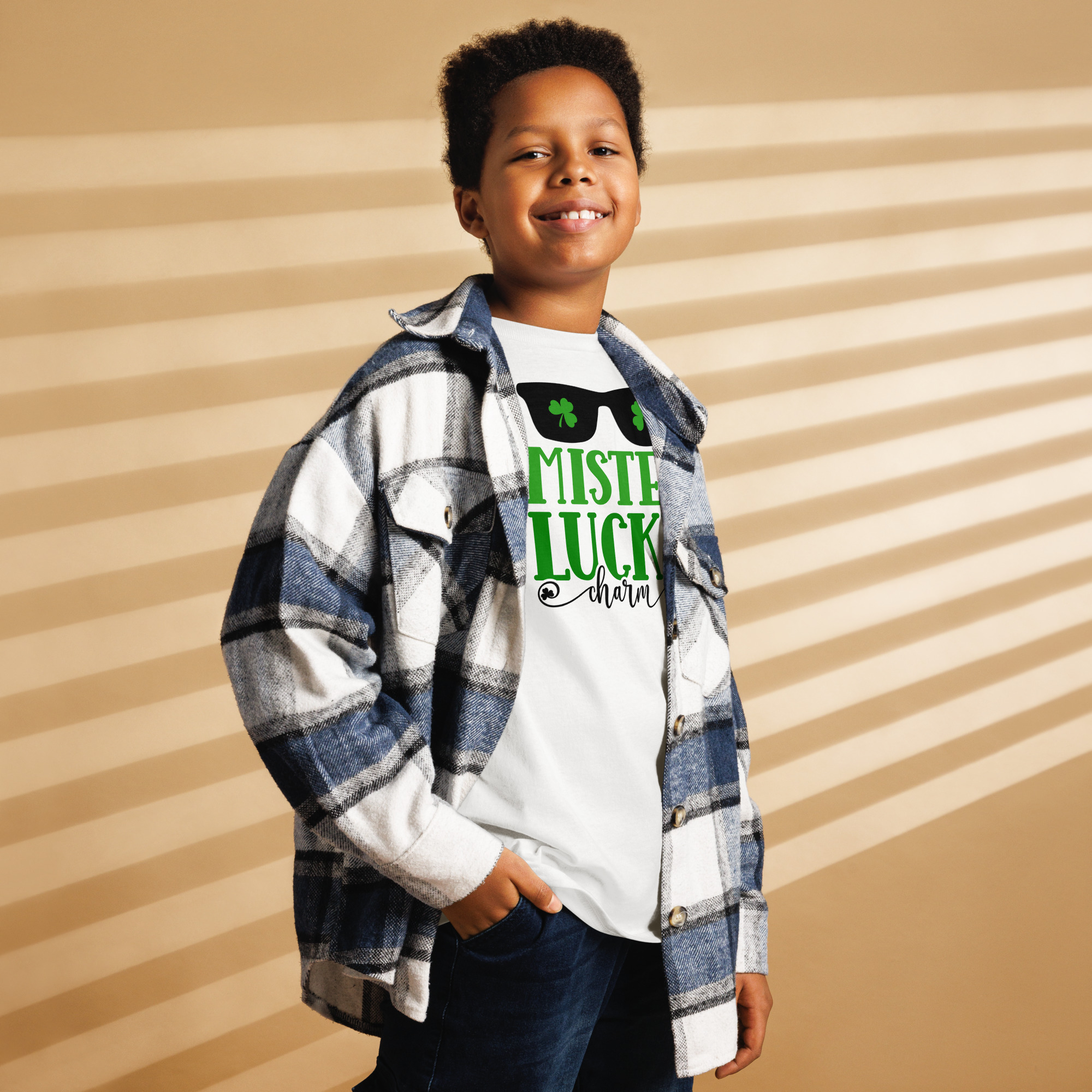 st. patrick's day youth classic tee
