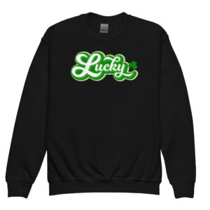 st. patrick's day youth crewneck sweatshirt