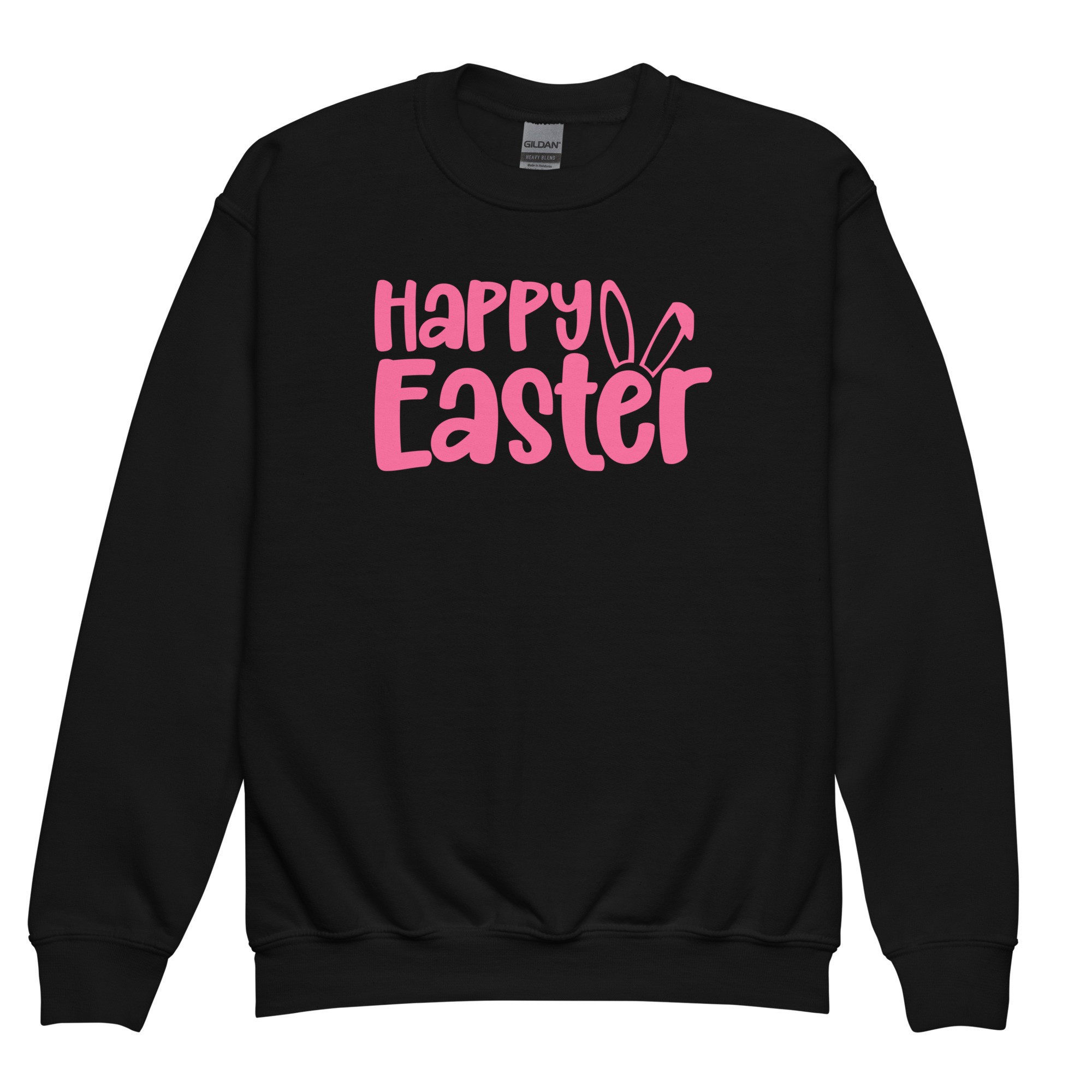 happy easter youth crewneck sweatshirt