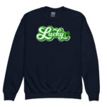 st. patrick's day youth crewneck sweatshirt