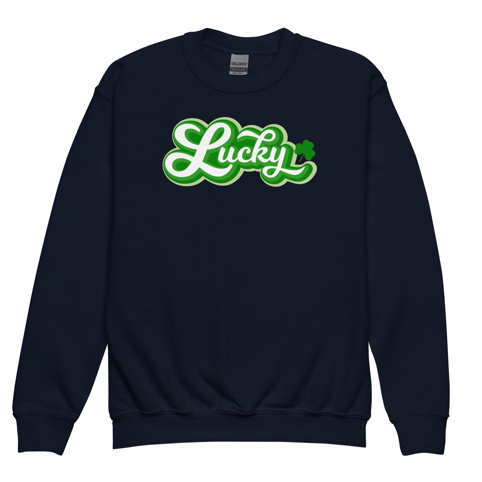 st. patrick's day youth crewneck sweatshirt