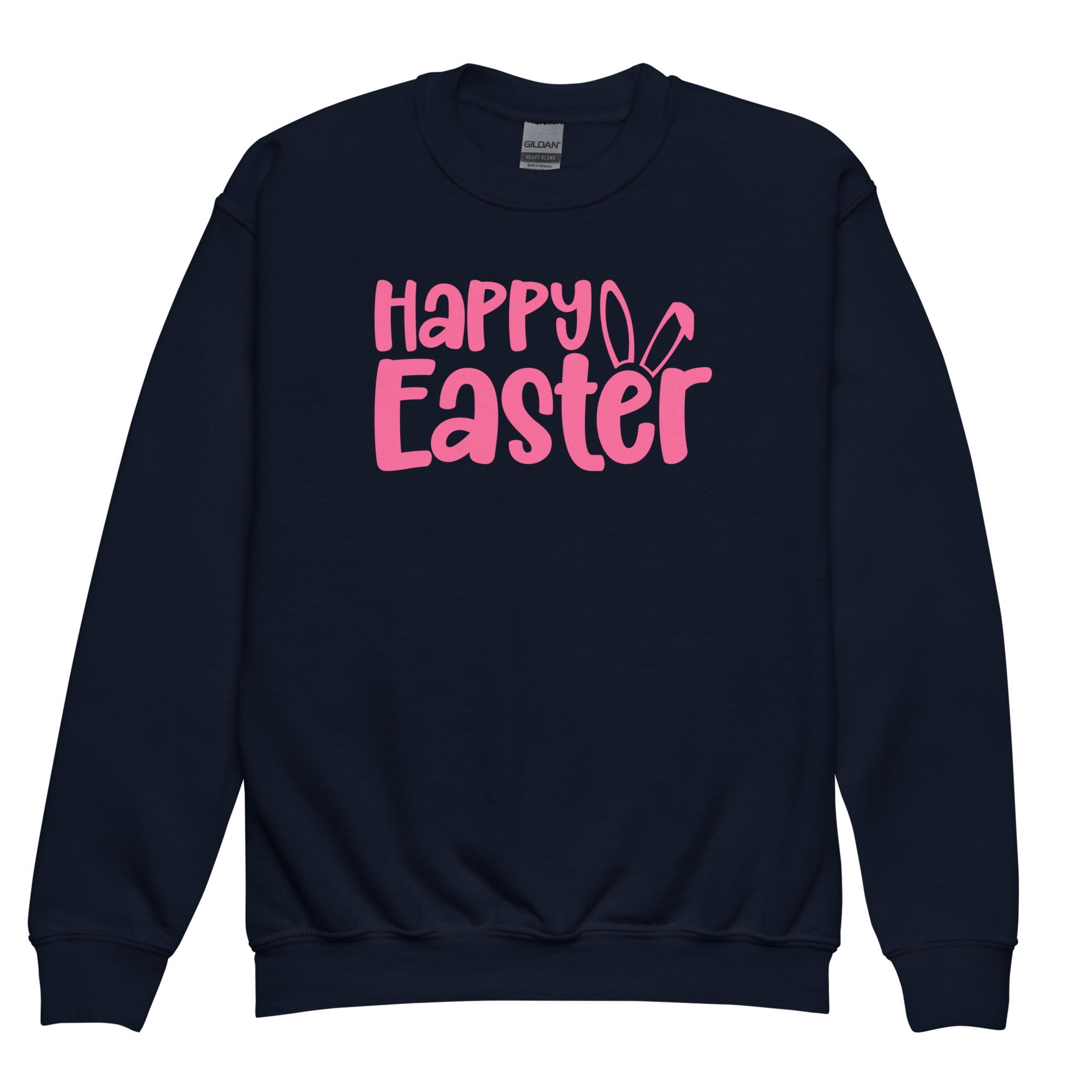 happy easter youth crewneck sweatshirt