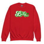 st. patrick's day youth crewneck sweatshirt