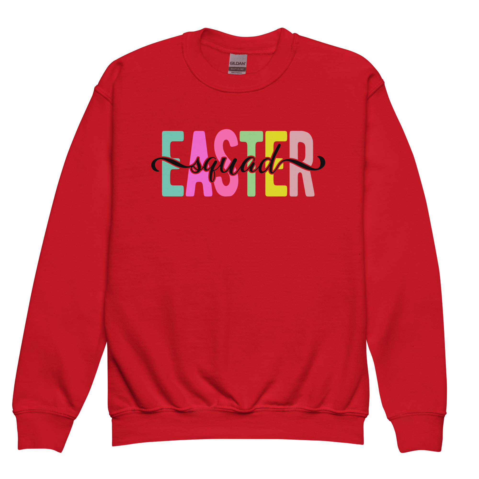 easter squad youth crewneck sweatshirt