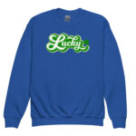 st. patrick's day youth crewneck sweatshirt