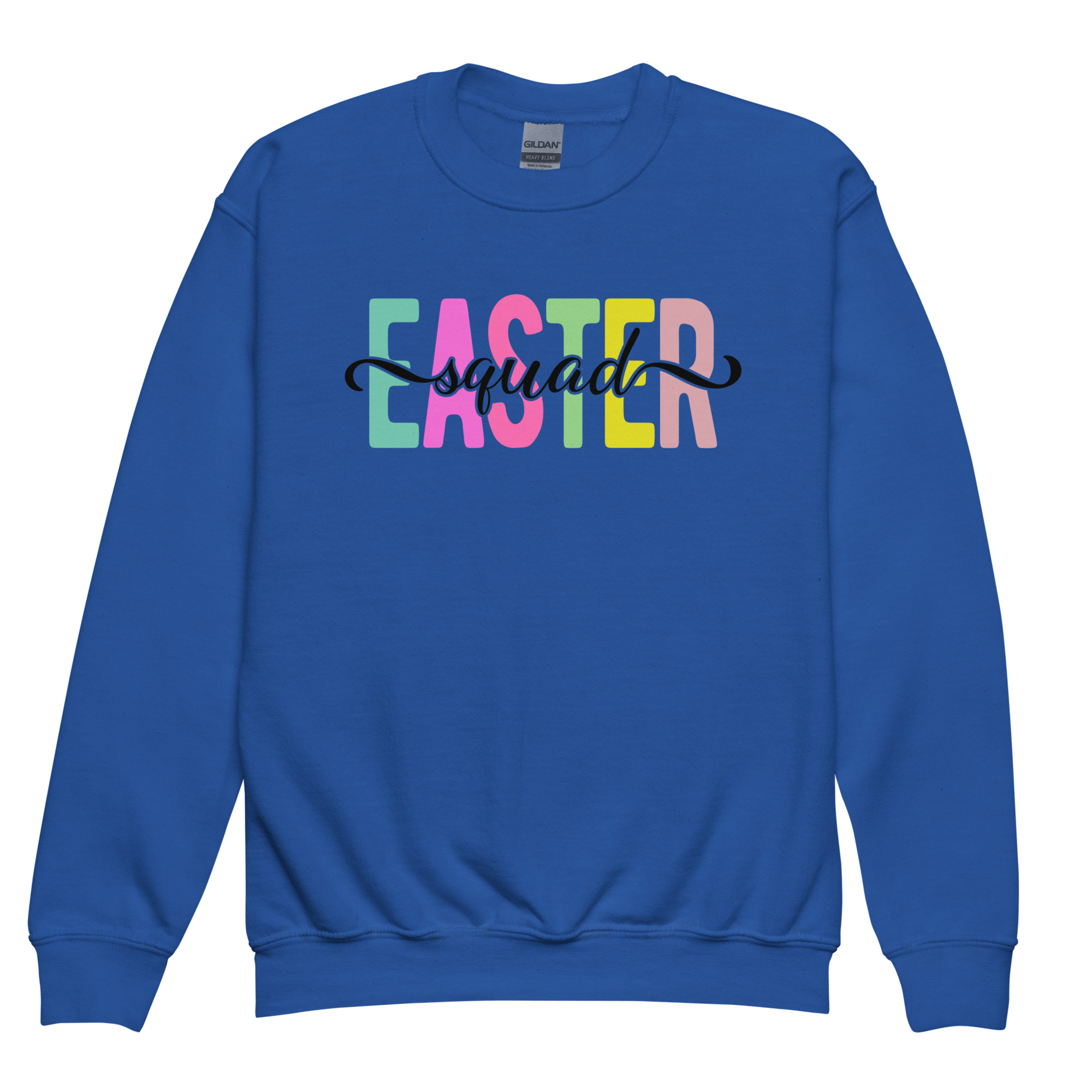 easter squad youth crewneck sweatshirt