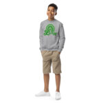 st. patrick's day youth crewneck sweatshirt