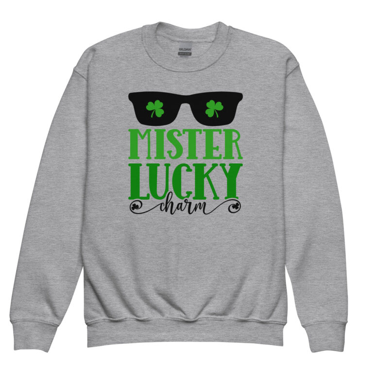 Mister Lucky Charm, St. Patrick's Day Youth crewneck sweatshirt