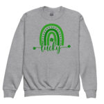 st. patrick's day youth crewneck sweatshirt