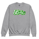 st. patrick's day youth crewneck sweatshirt