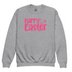 happy easter youth crewneck sweatshirt