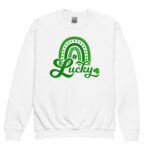 st. patrick's day youth crewneck sweatshirt