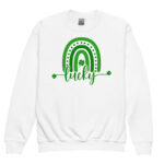 st. patrick's day youth crewneck sweatshirt
