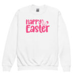 happy easter youth crewneck sweatshirt