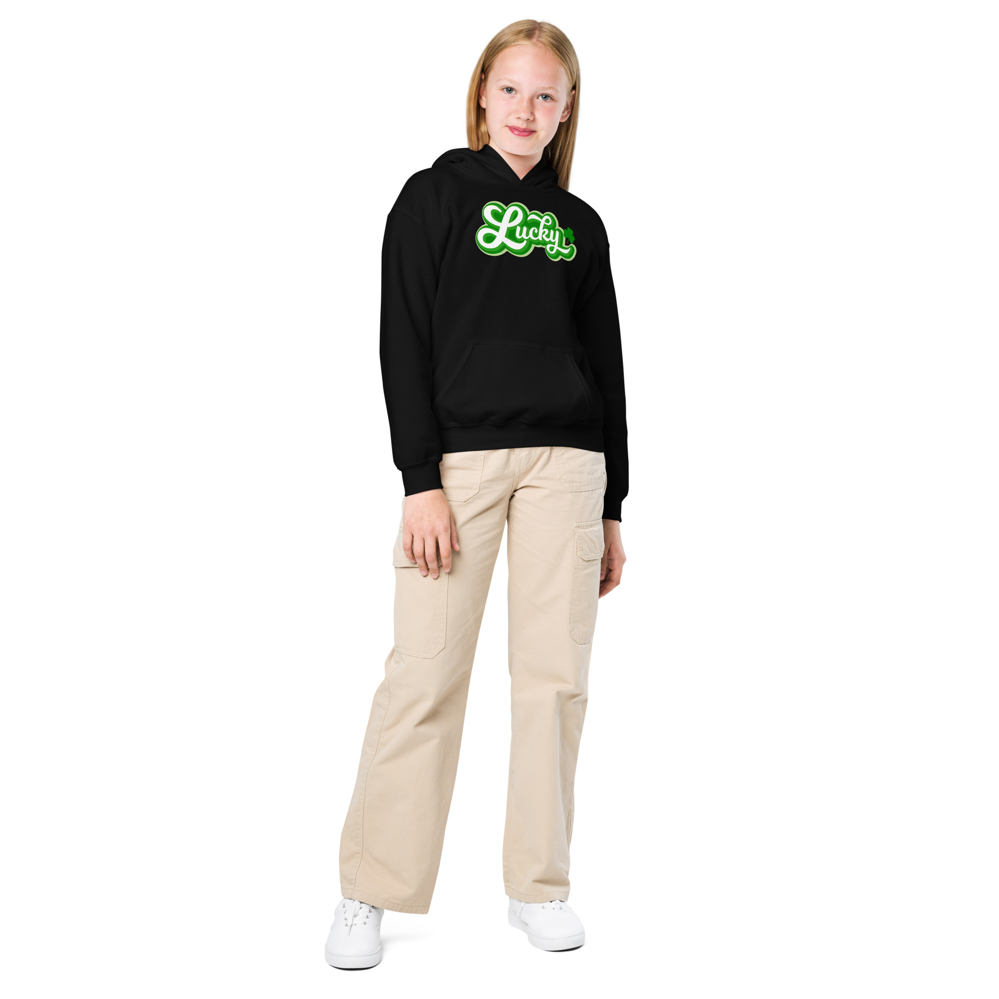 st. patrick's day youth heavy blend hoodie