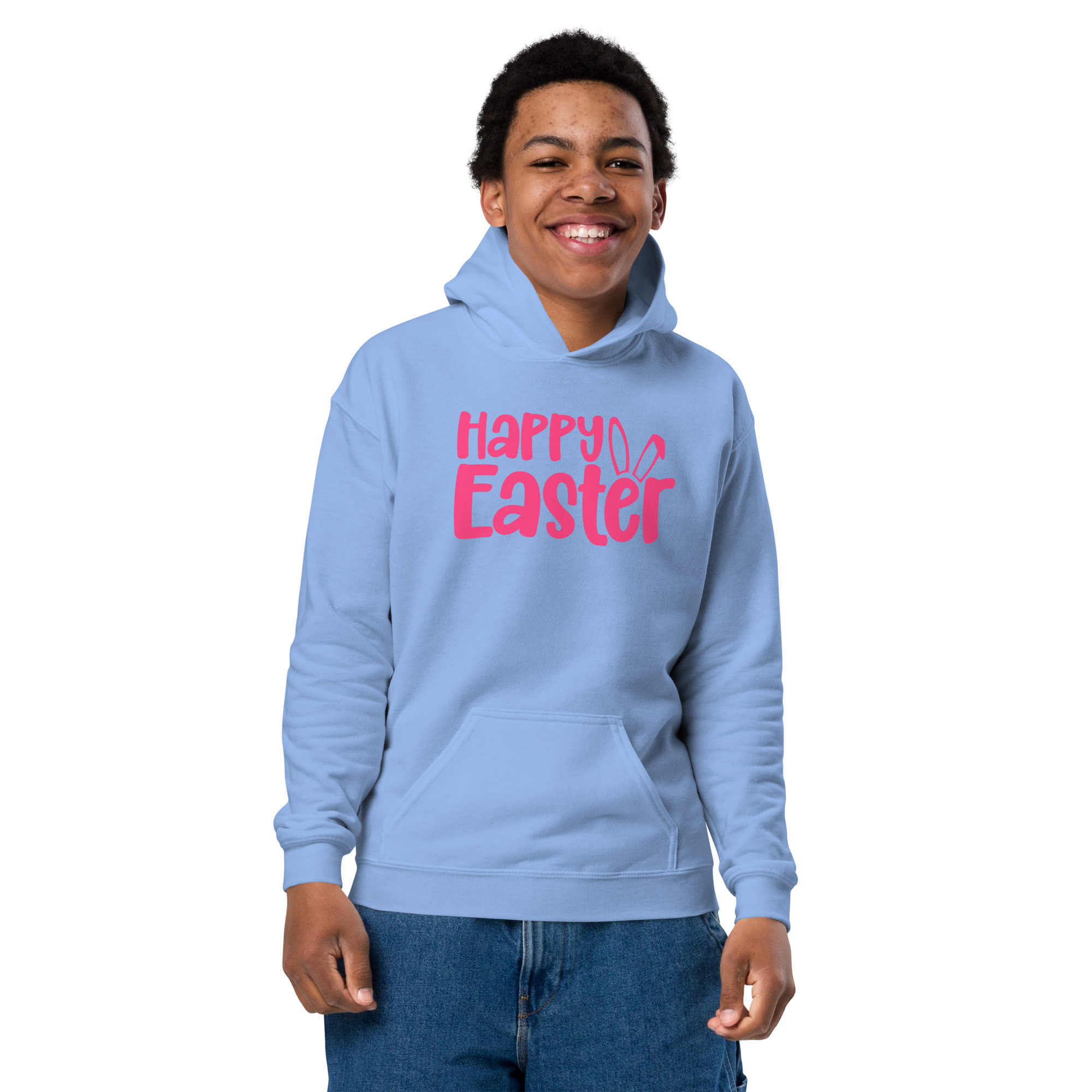 happy easter youth heavy blend hoodie
