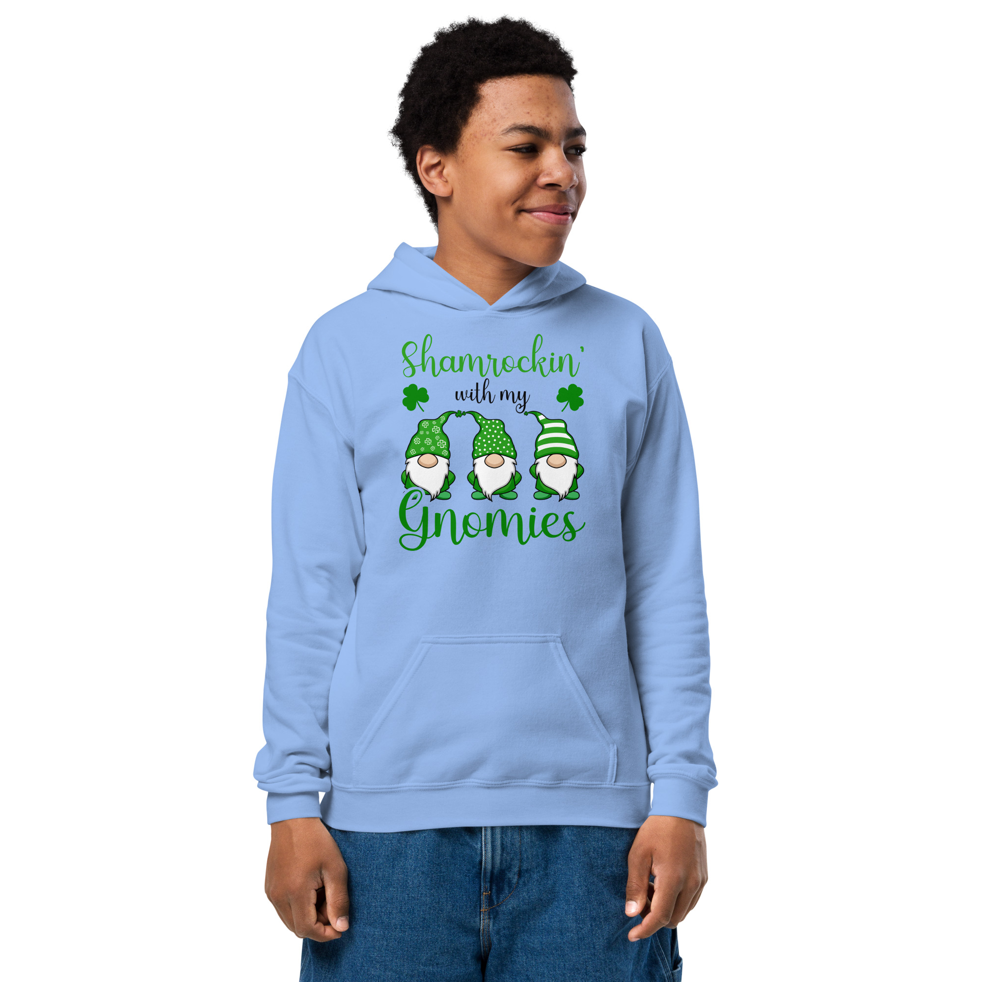 st. patrick's day youth heavy blend hoodie