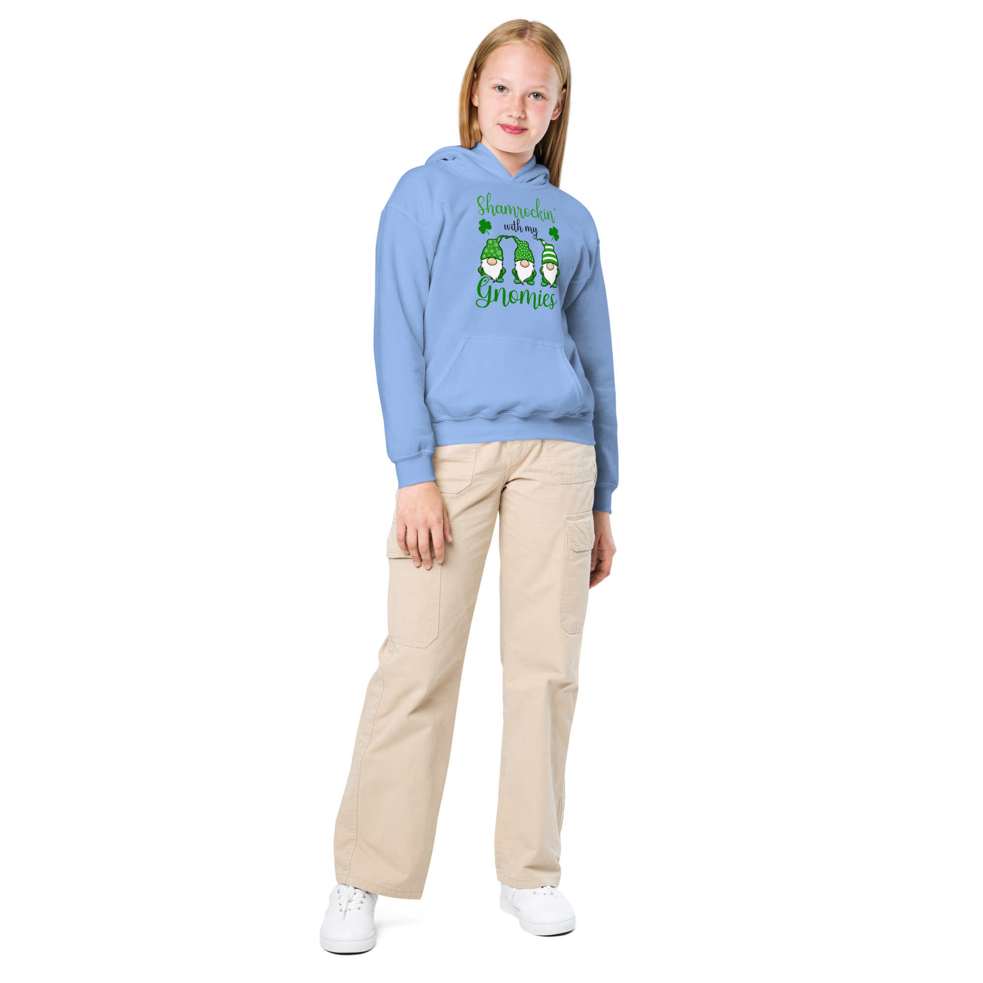 st. patrick's day youth heavy blend hoodie