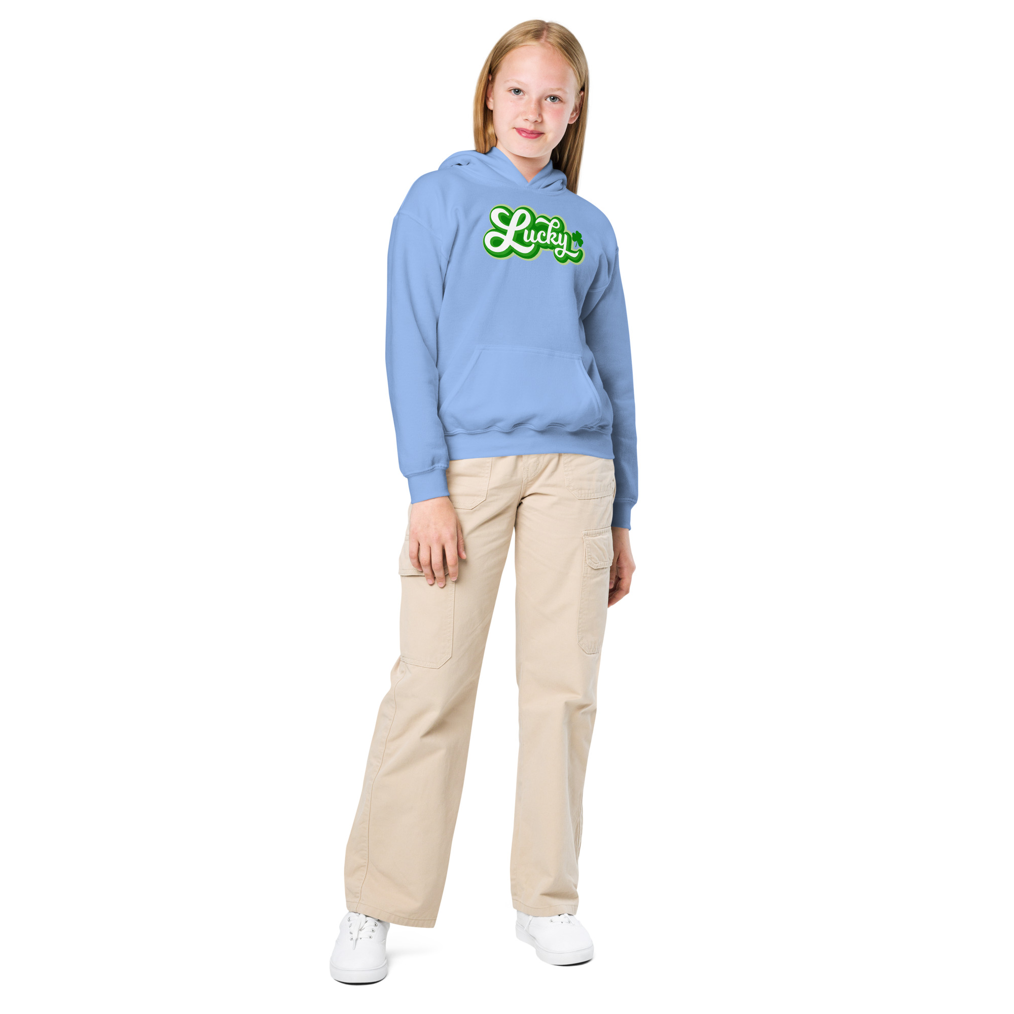 st. patrick's day youth heavy blend hoodie