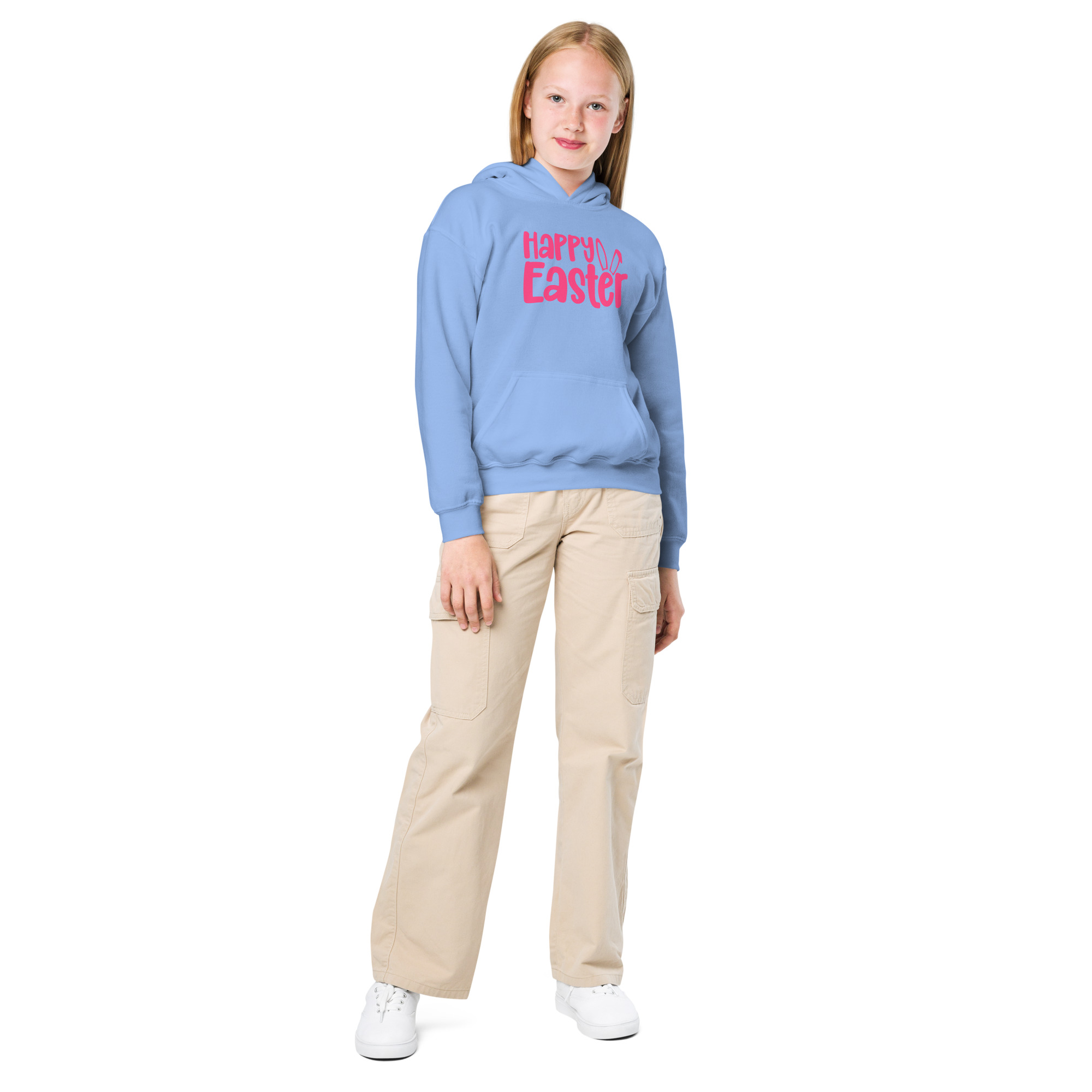 happy easter youth heavy blend hoodie