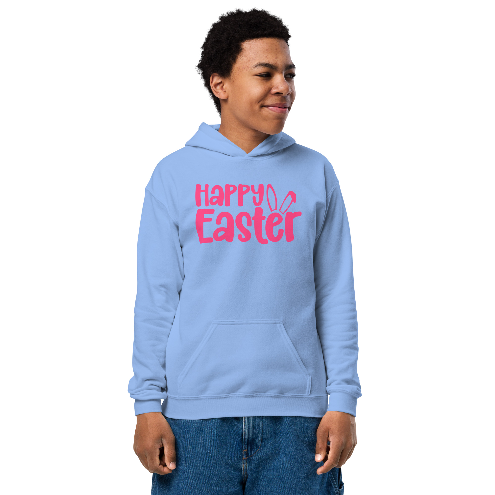 happy easter youth heavy blend hoodie