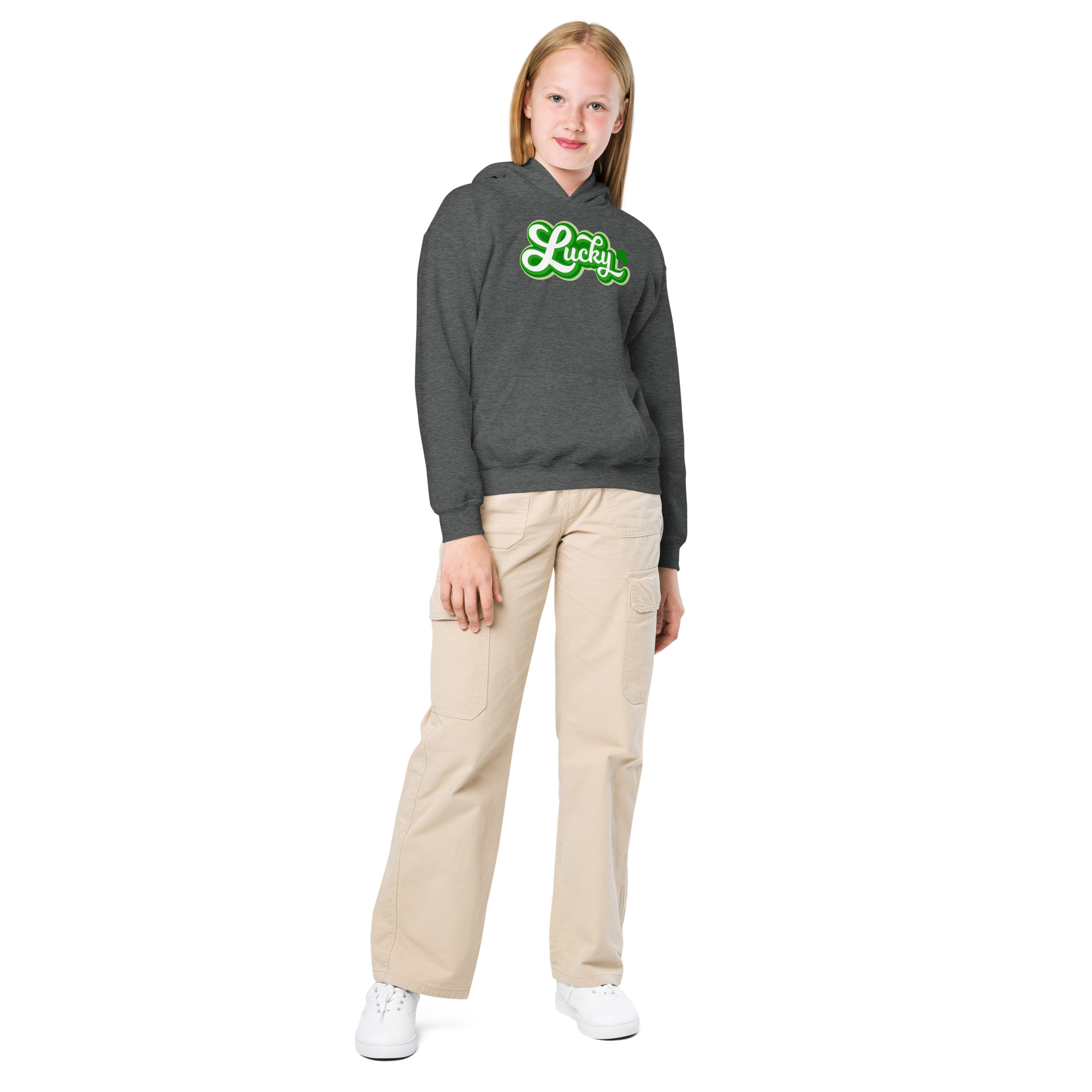 st. patrick's day youth heavy blend hoodie