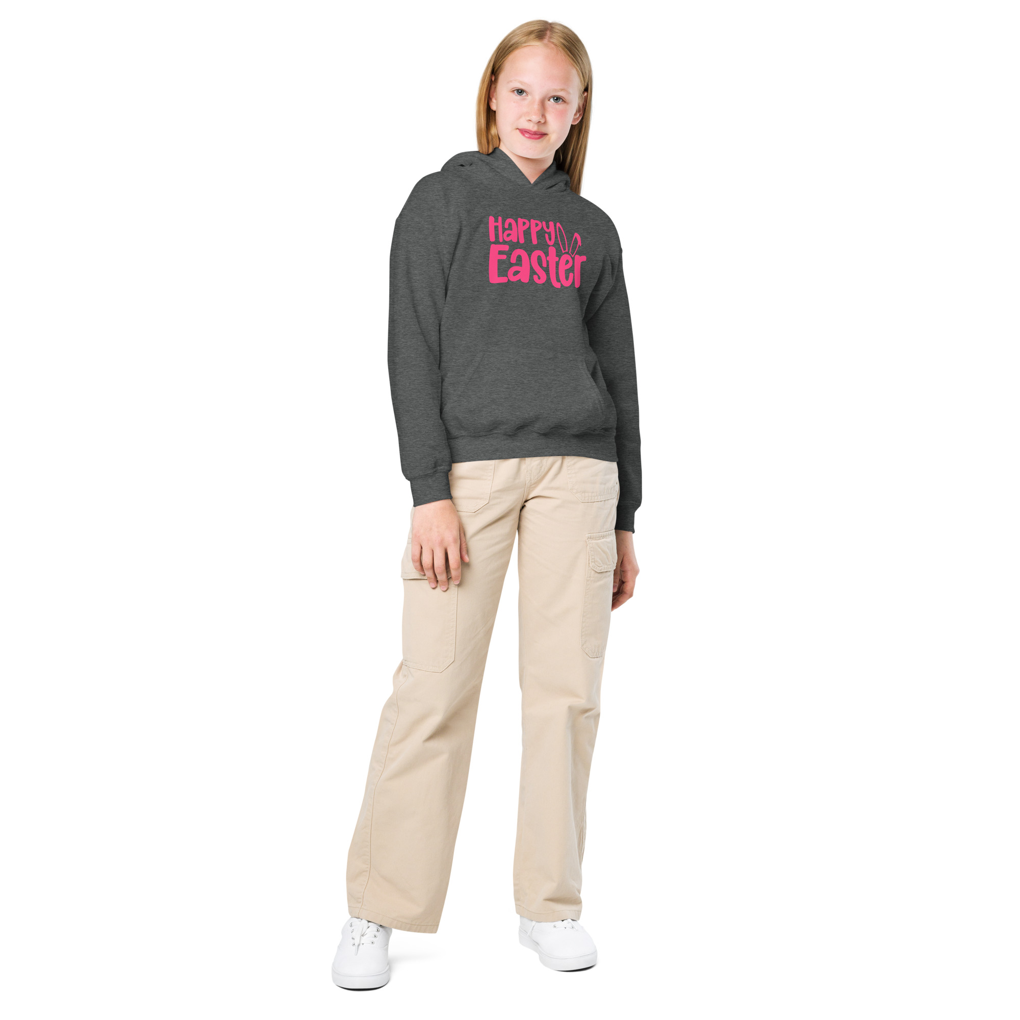 happy easter youth heavy blend hoodie