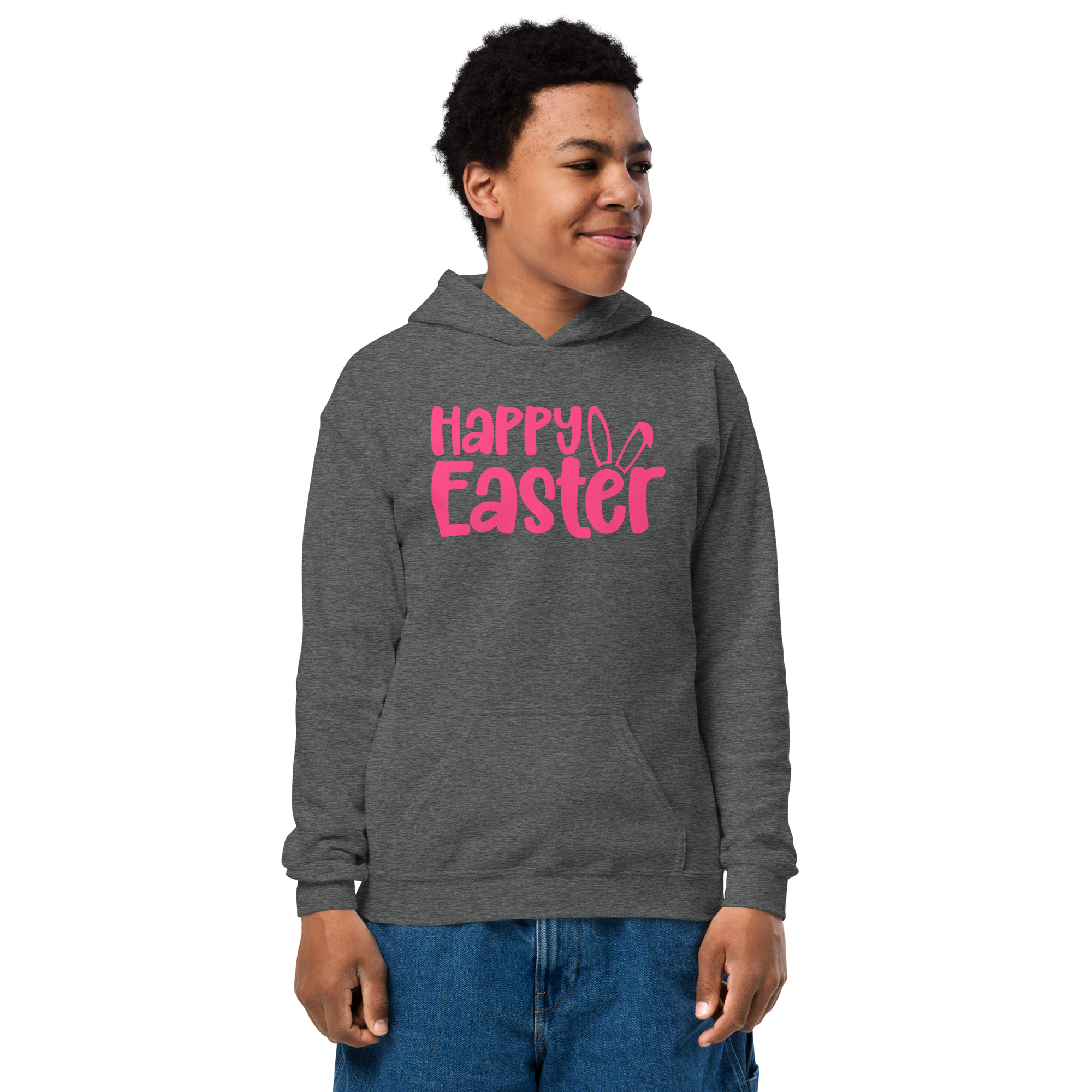 happy easter youth heavy blend hoodie