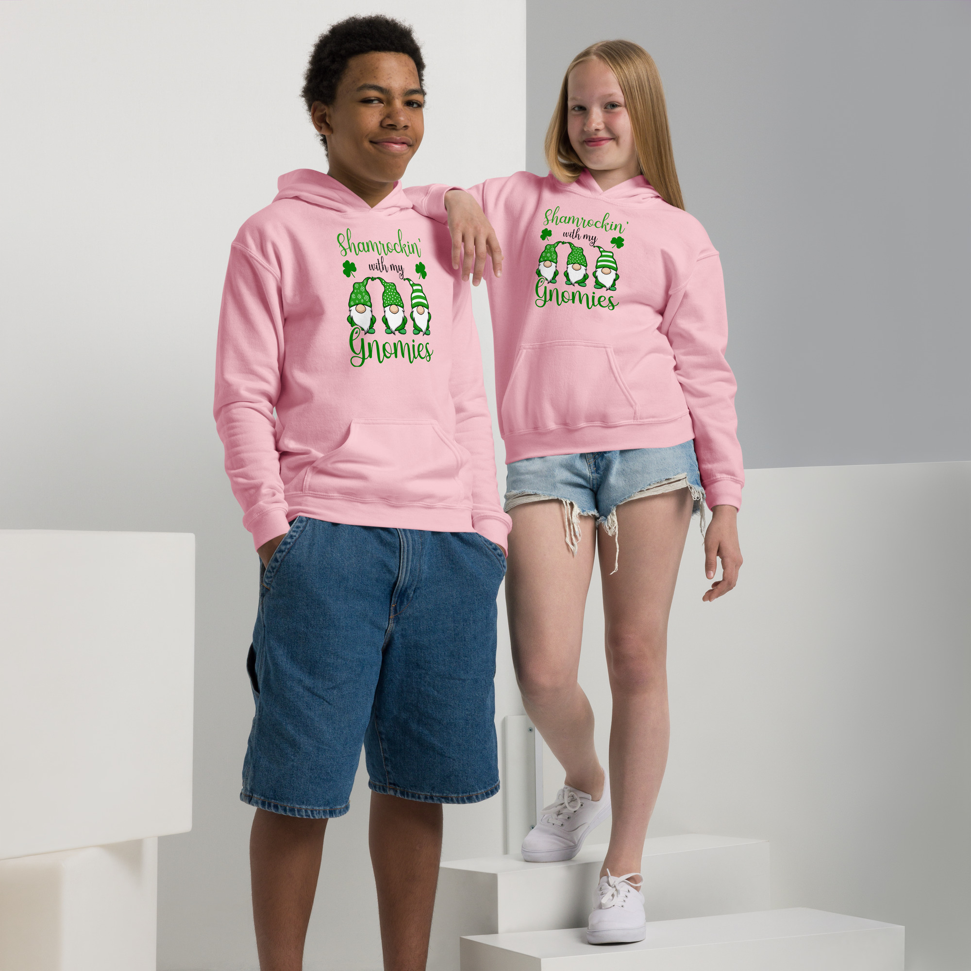 st. patrick's day youth heavy blend hoodie