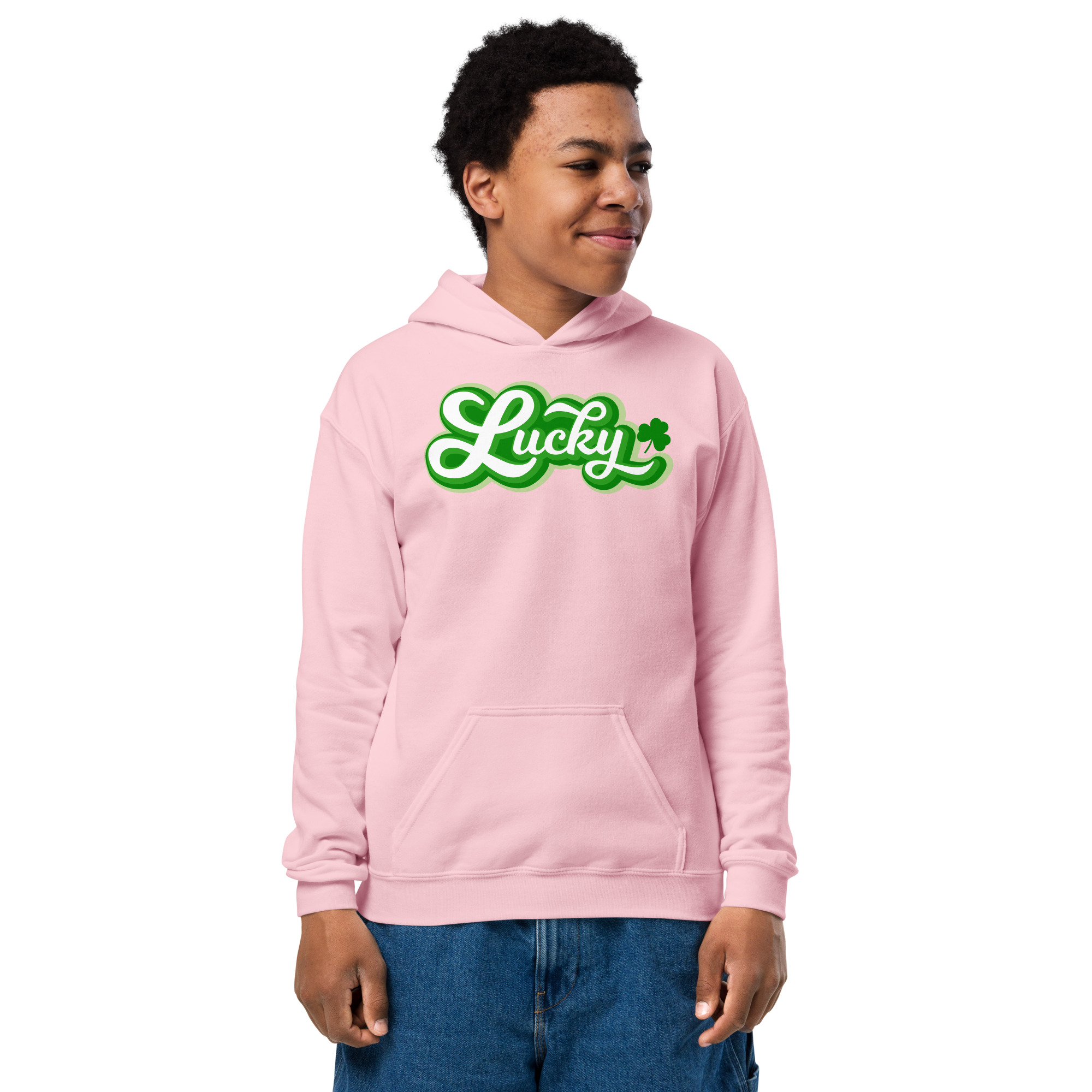 st. patrick's day youth heavy blend hoodie