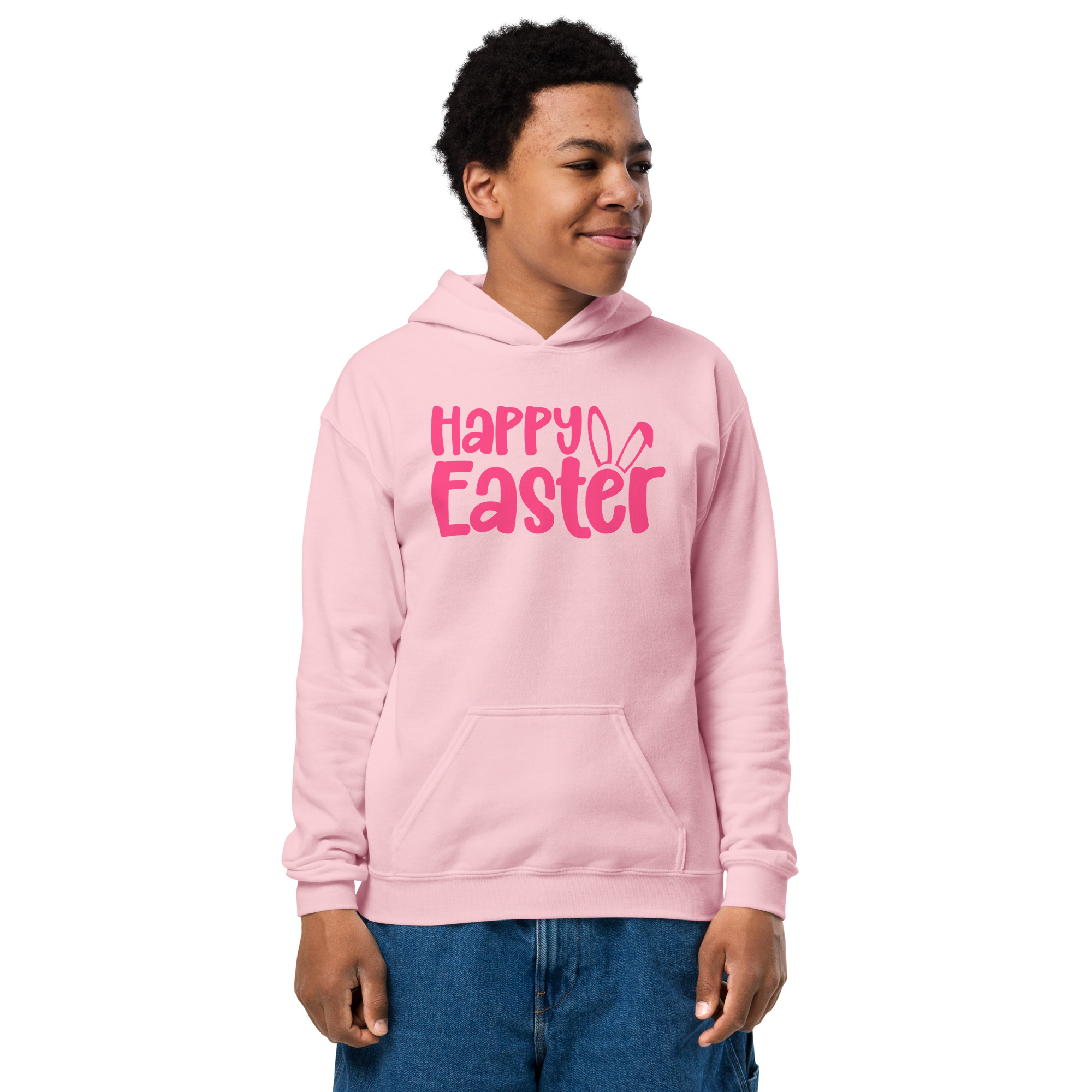 happy easter youth heavy blend hoodie