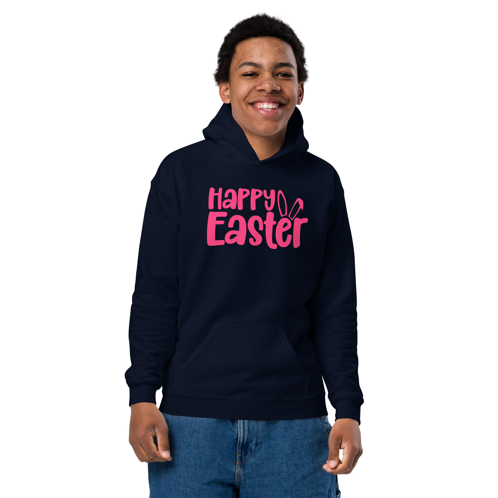 happy easter youth heavy blend hoodie