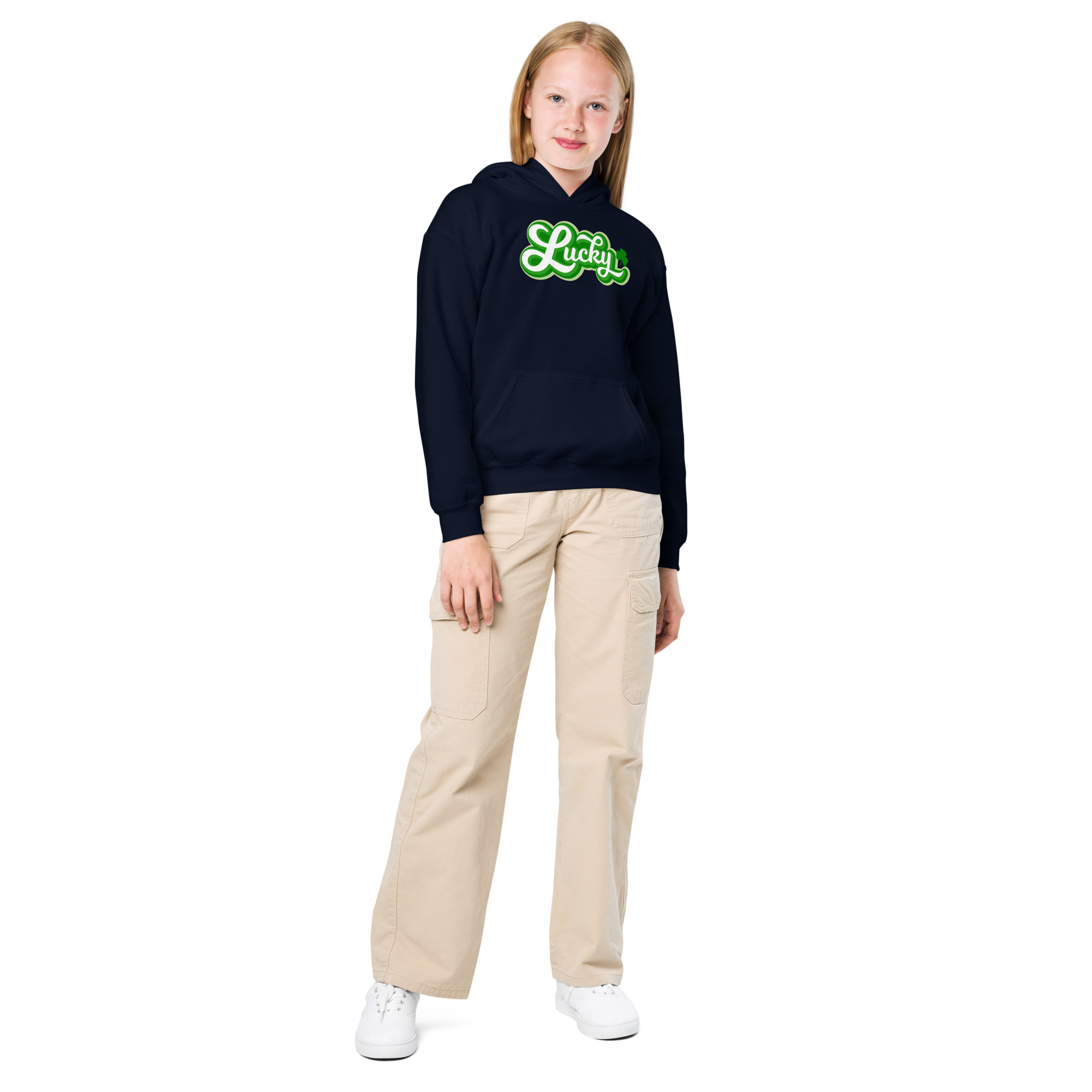 st. patrick's day youth heavy blend hoodie