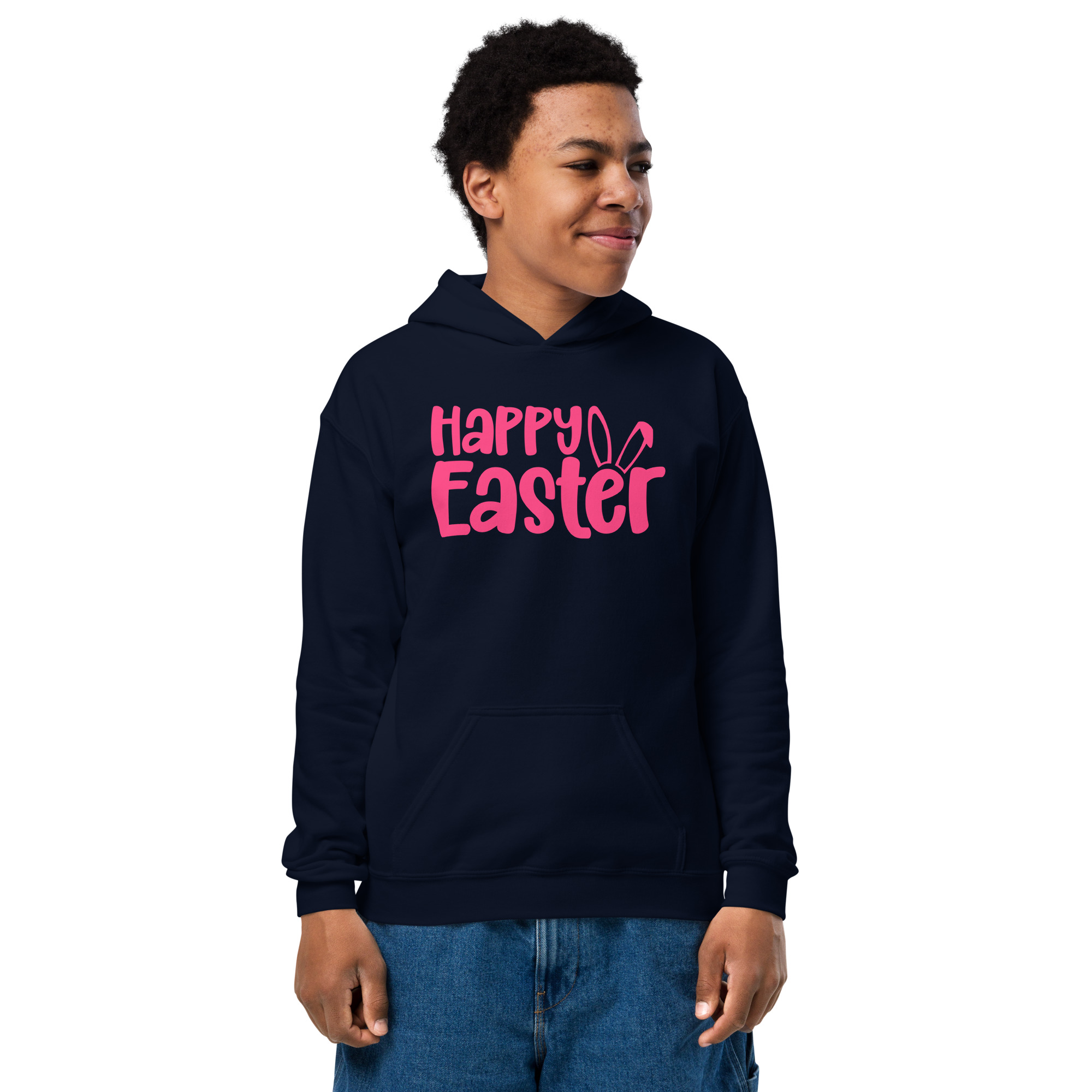 happy easter youth heavy blend hoodie
