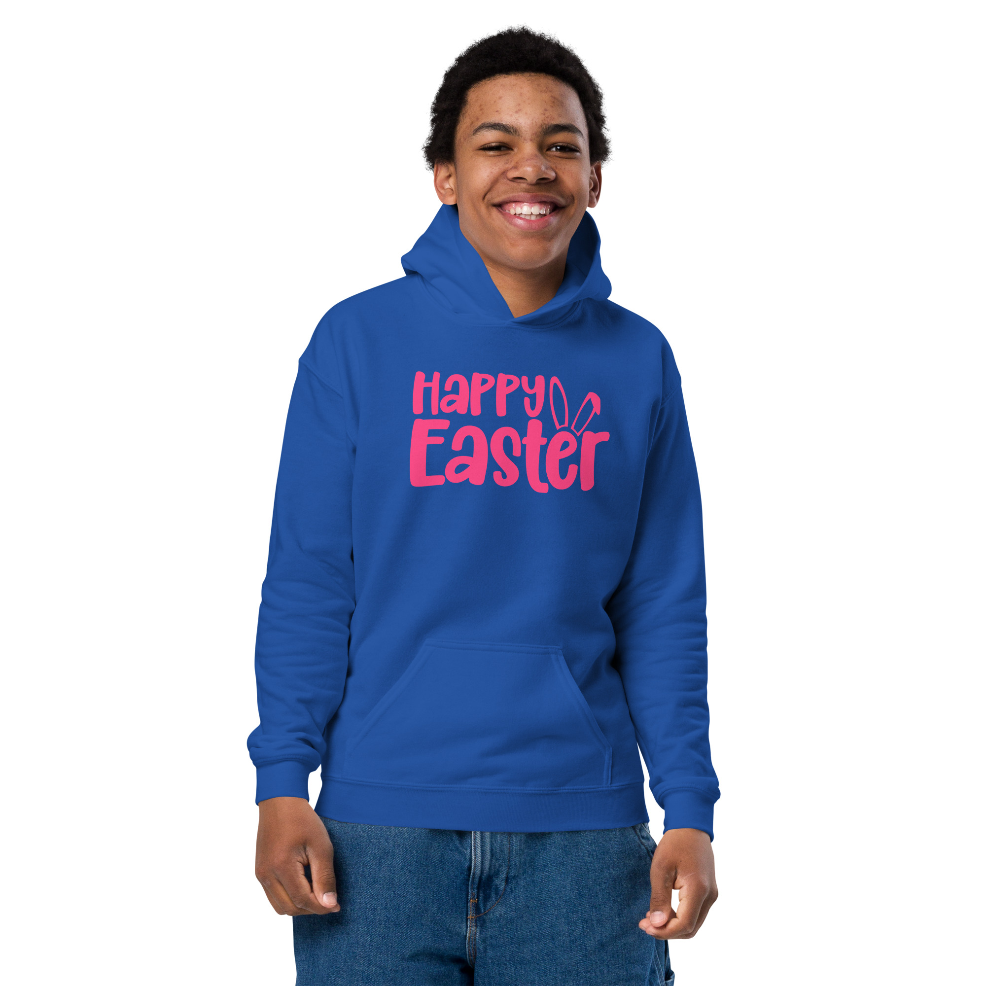 happy easter youth heavy blend hoodie