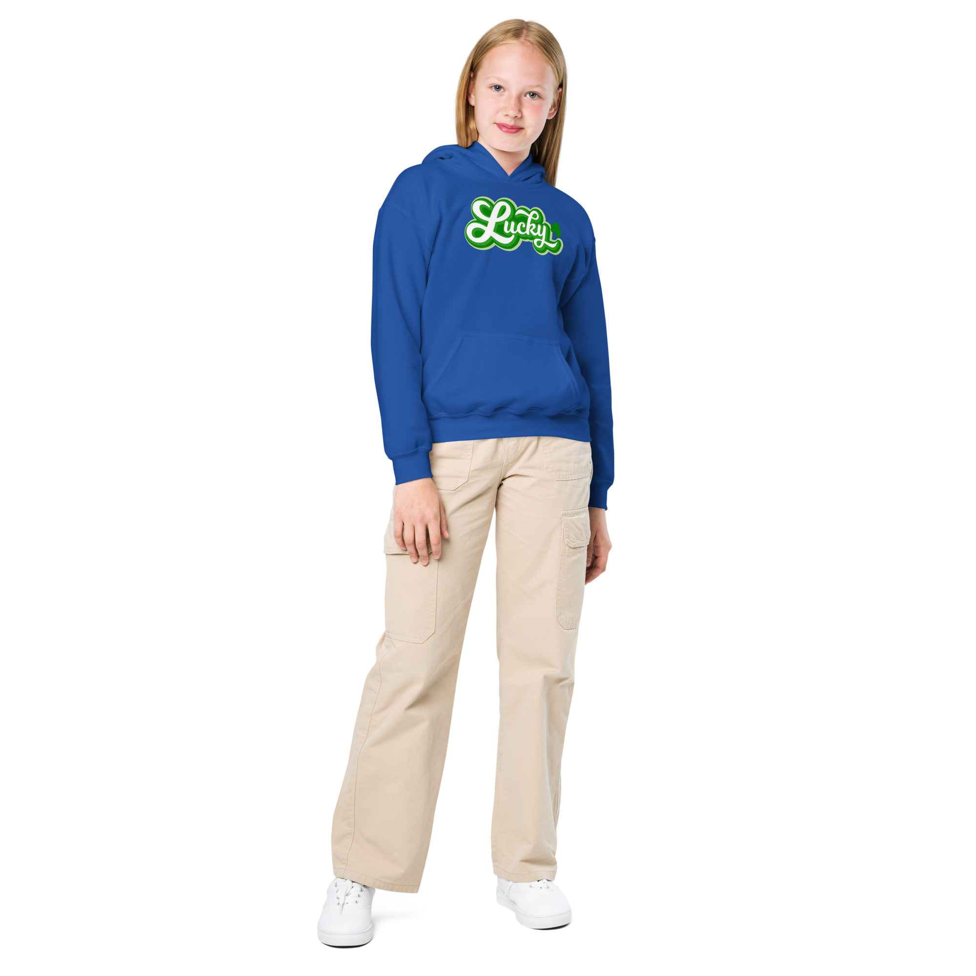 st. patrick's day youth heavy blend hoodie