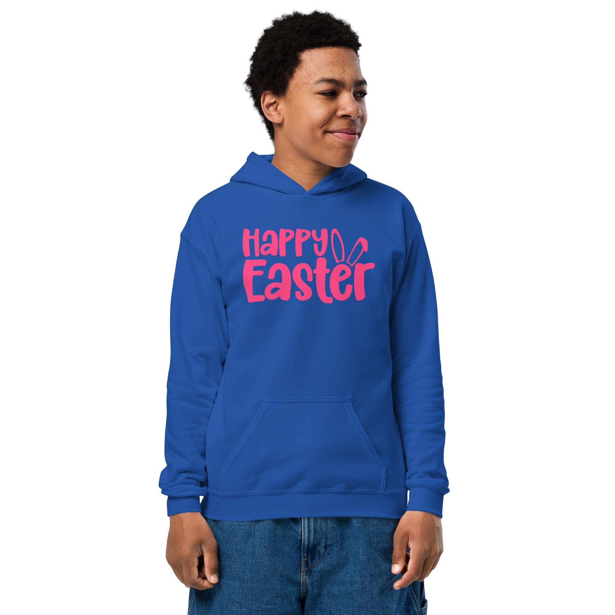 happy easter youth heavy blend hoodie