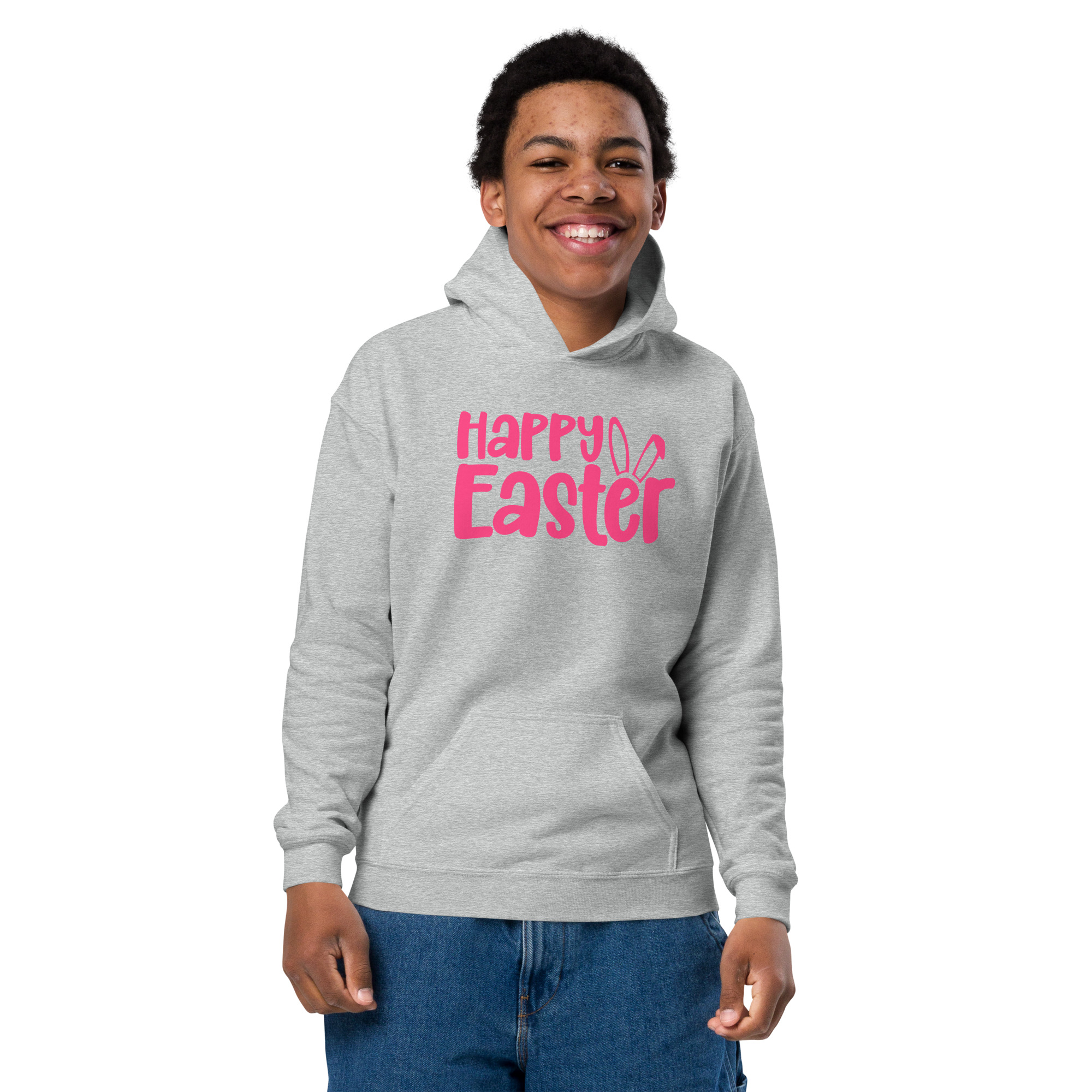 happy easter youth heavy blend hoodie