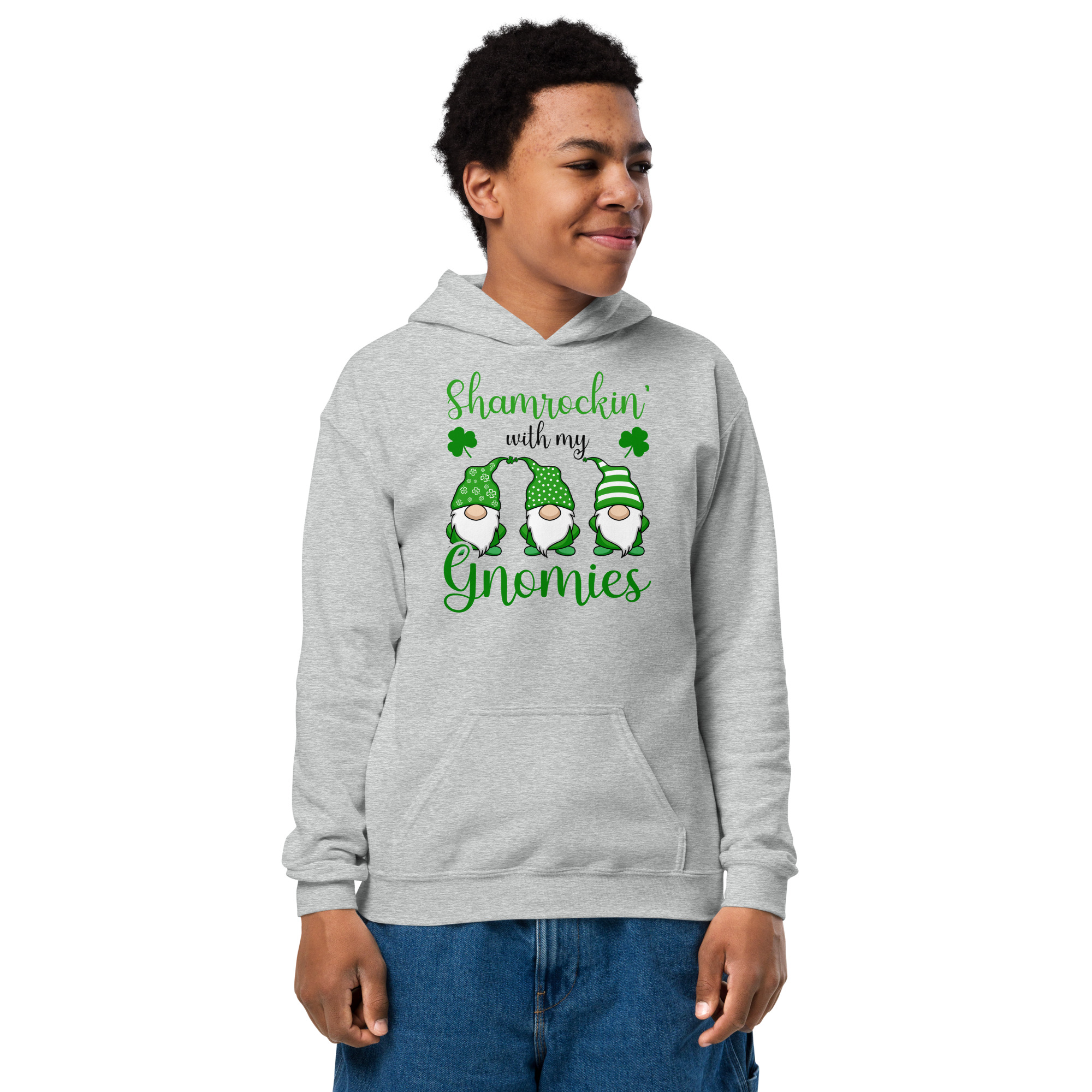 st. patrick's day youth heavy blend hoodie